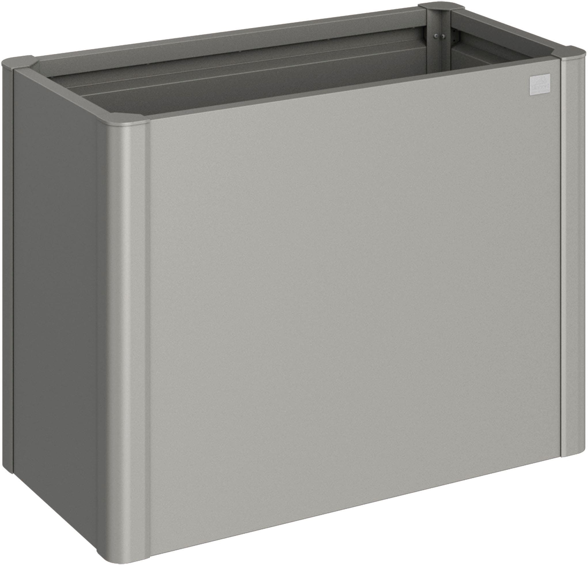 BIOHORT Hochbeet »BELVEDERE maxi 1x0, 5; verschiedene Farben« 102x53x77 cm, extrem langlebig, aus Metall quarzgrau-metallic
