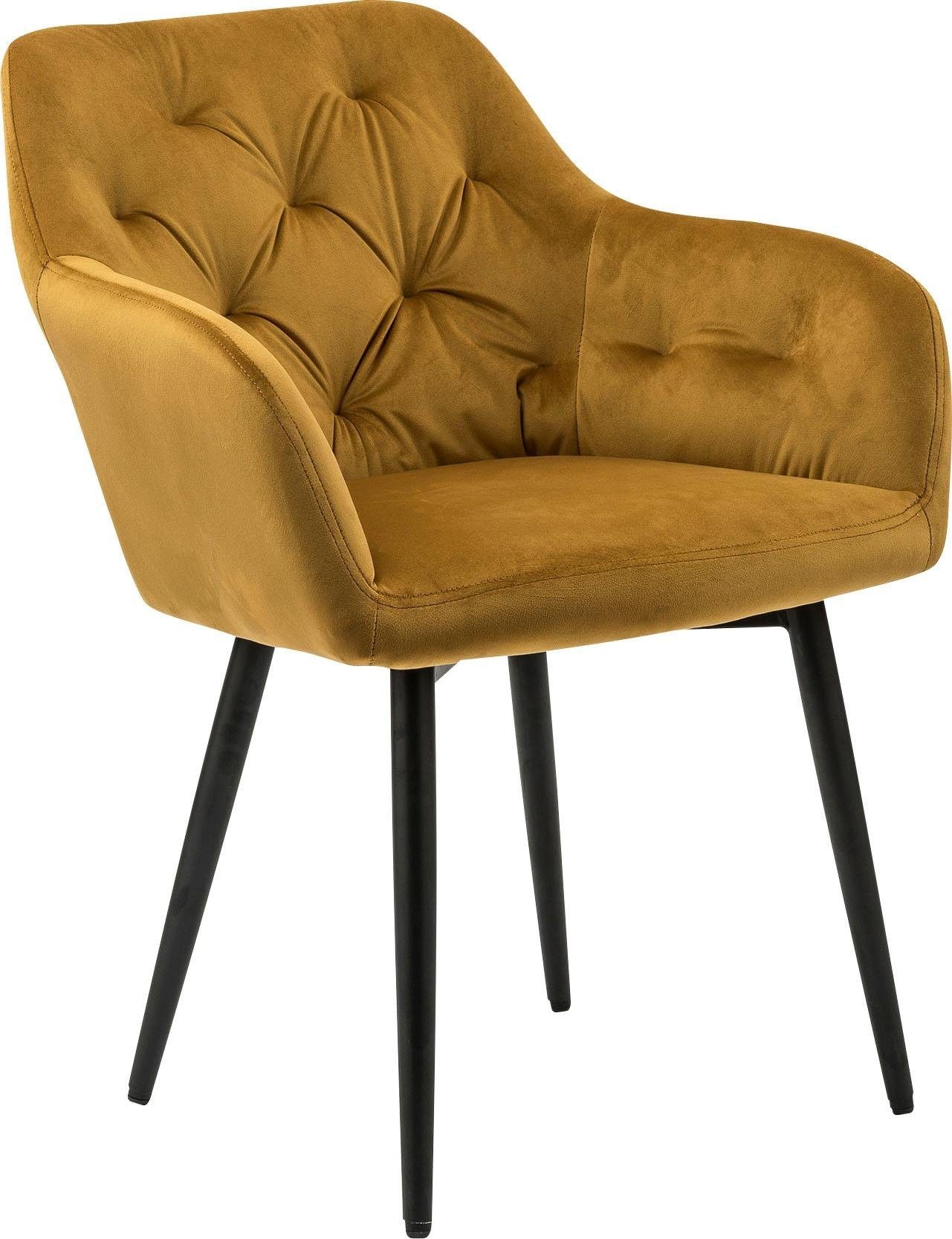 SalesFever Esszimmerstuhl »Coventry Komfortabler Polstertuhl im eleganten S günstig online kaufen