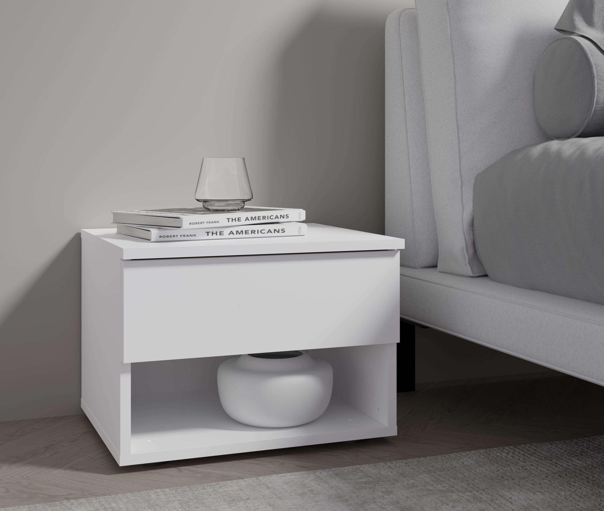 Home affaire Nachttisch "Greti 2er Set, Nachtkonsole mit Schublade und Fach günstig online kaufen