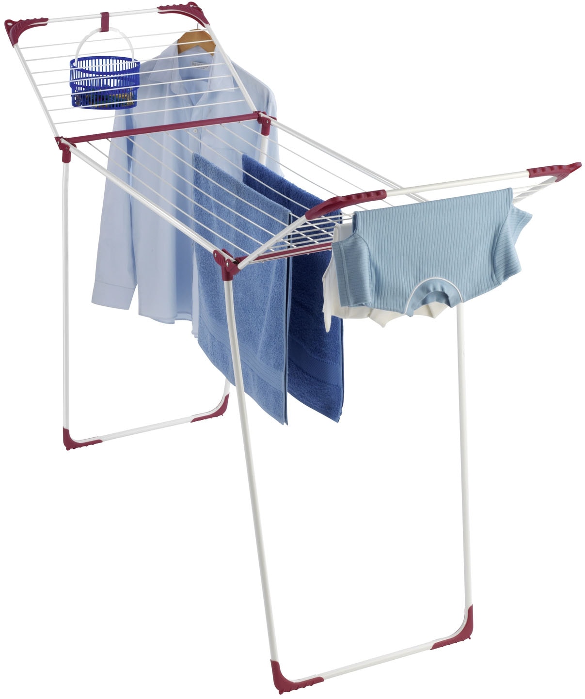 WENKO Wäscheständer »Modell Summer Dry«, Flügelwäschetrockner, 20 m Trockenlänge, mit Kleiderbügelvorrichtung