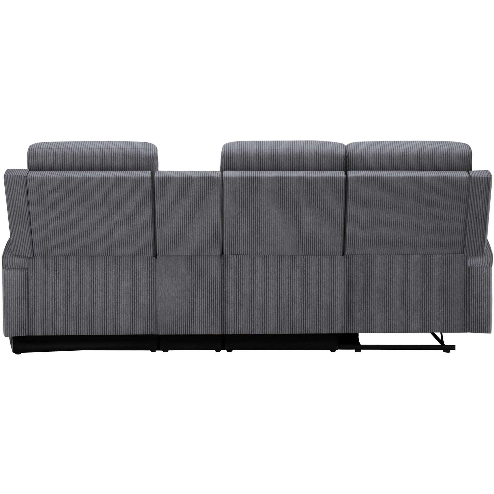 Home affaire Ecksofa »NAPORI Multimediasofa, 3er Kinosessel XXL, L-Form, Cord«, Kinosofa mit Relaxfunktion, Getränkehalter, Staufach und Staukasten