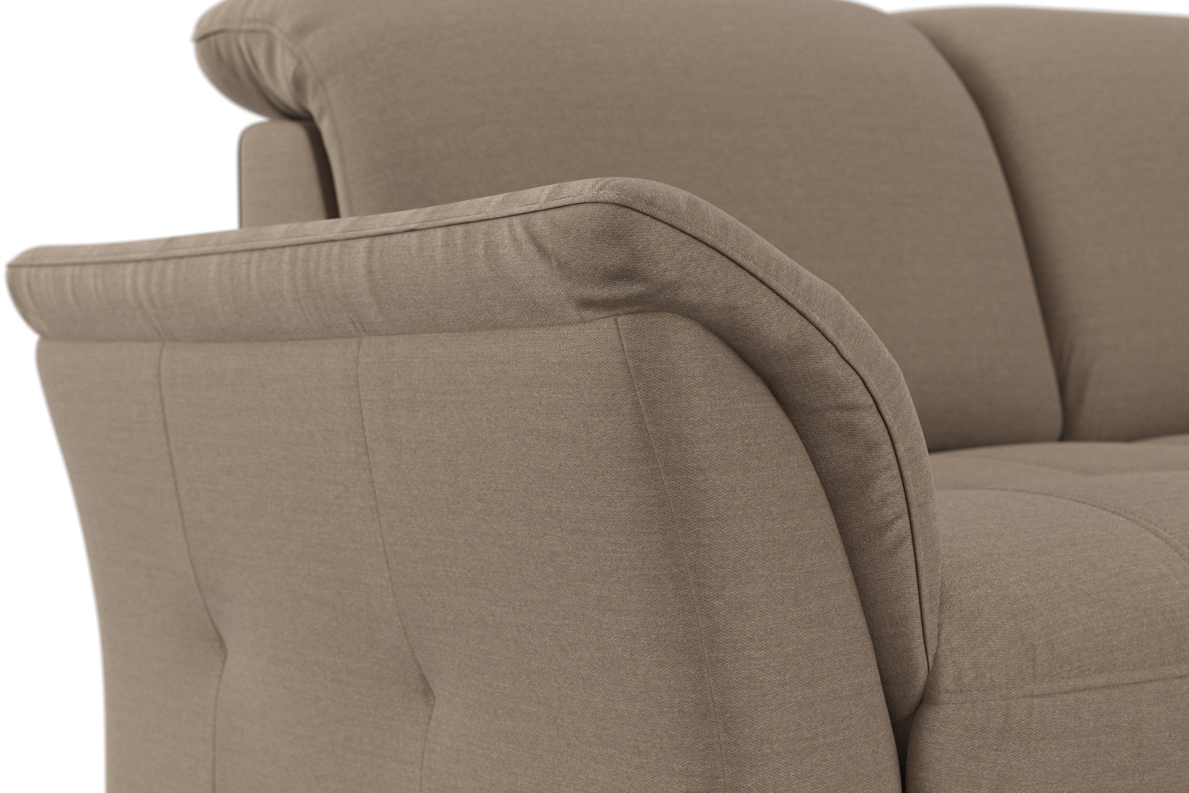 sit&more Ecksofa »Maggiore L-Form«, wahlweise mit Kopfteilverstellung, Bettfunktion und Bettkasten