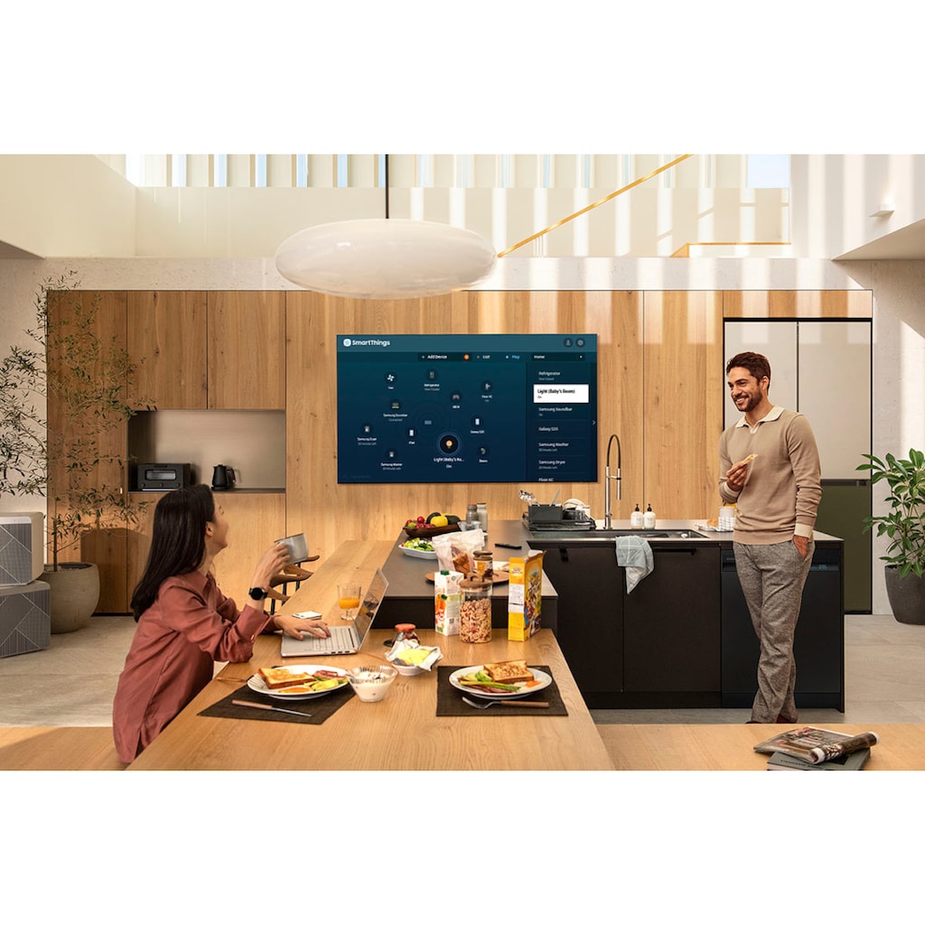 Samsung QLED-Fernseher »75"" QLED 4K Q70A (2021)«, 189 cm/75 Zoll, 4K Ultra HD, Smart-TV