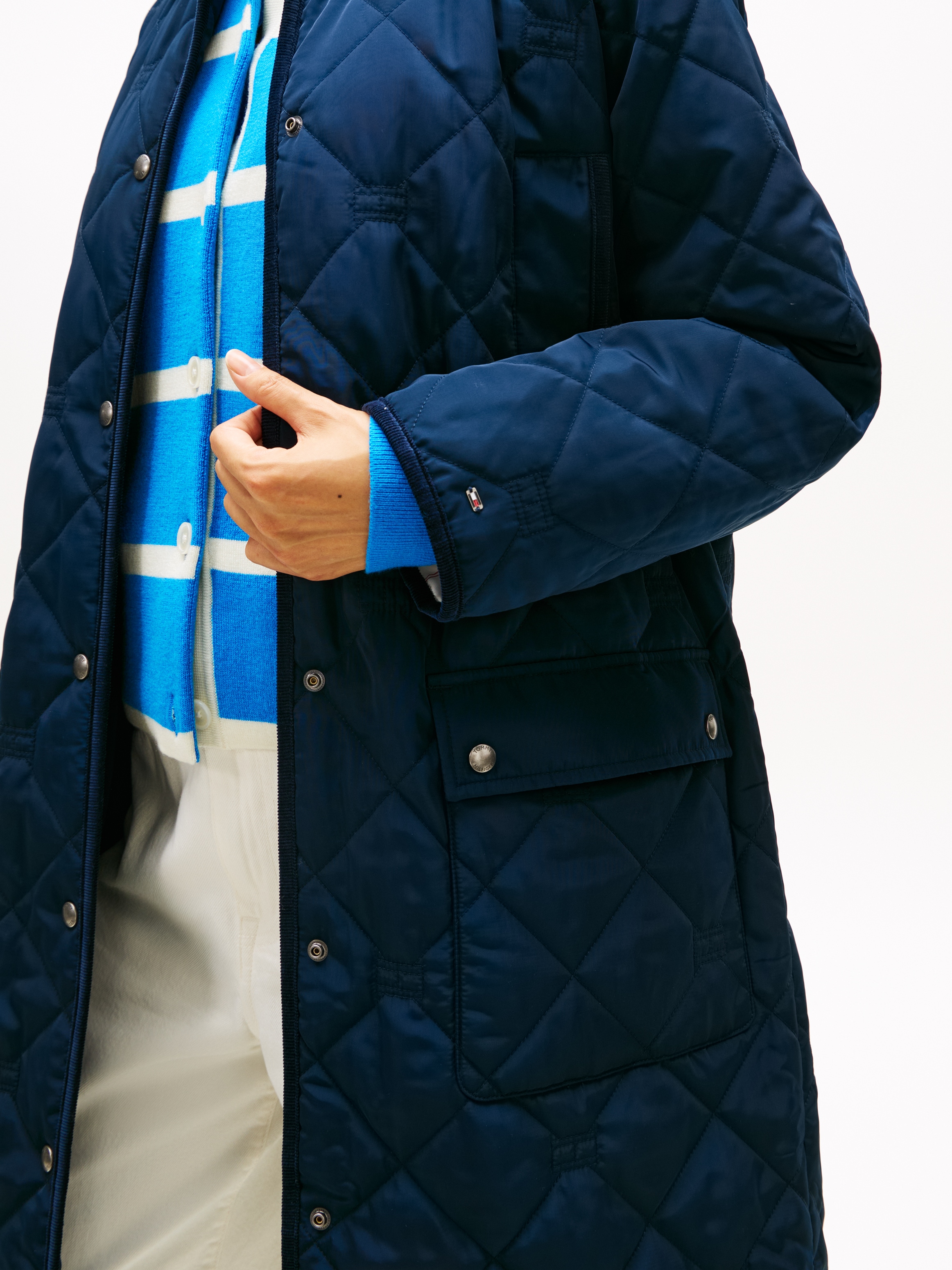 Tommy Hilfiger Steppmantel »PADDED FLAG QUILTED COAT«