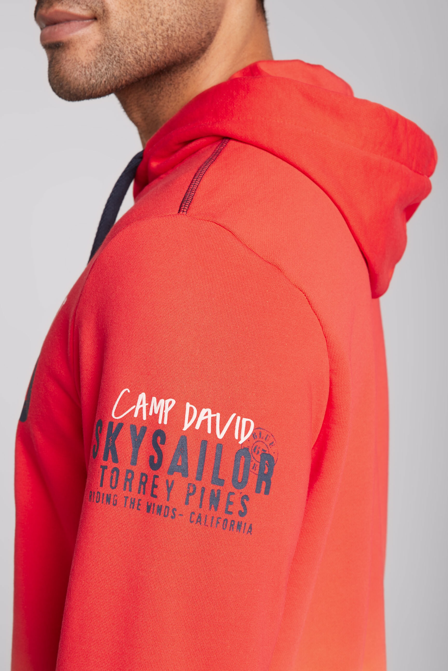 CAMP DAVID online mit Farbverlauf Kapuzensweatshirt, kaufen
