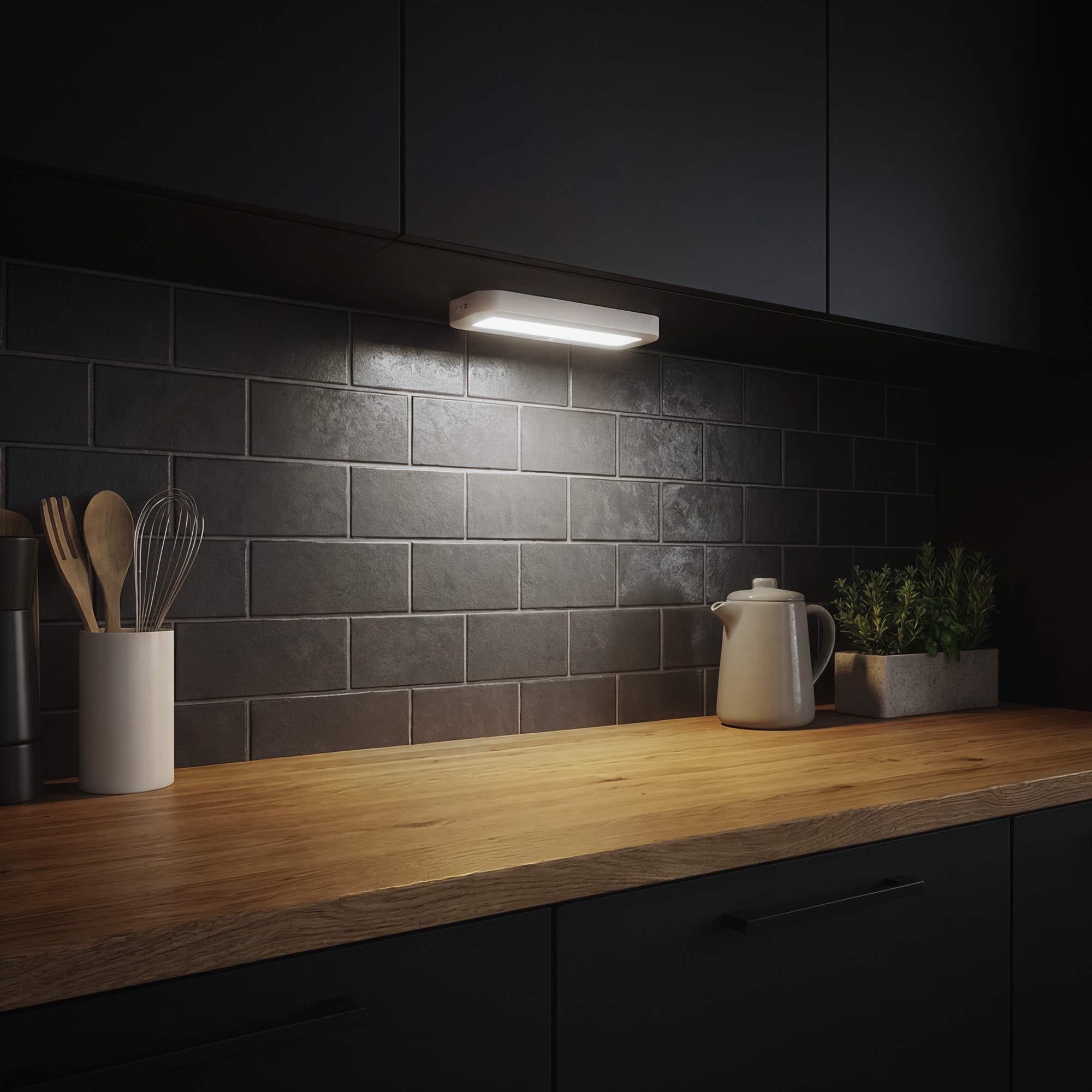 Briloner Leuchten LED Unterbauleuchte »SIGO« LED-Modul 1 Stk. Neutralweiß 30,5x6,5x2 cm, Küche, Schrank, Treppe, Küchenlampe