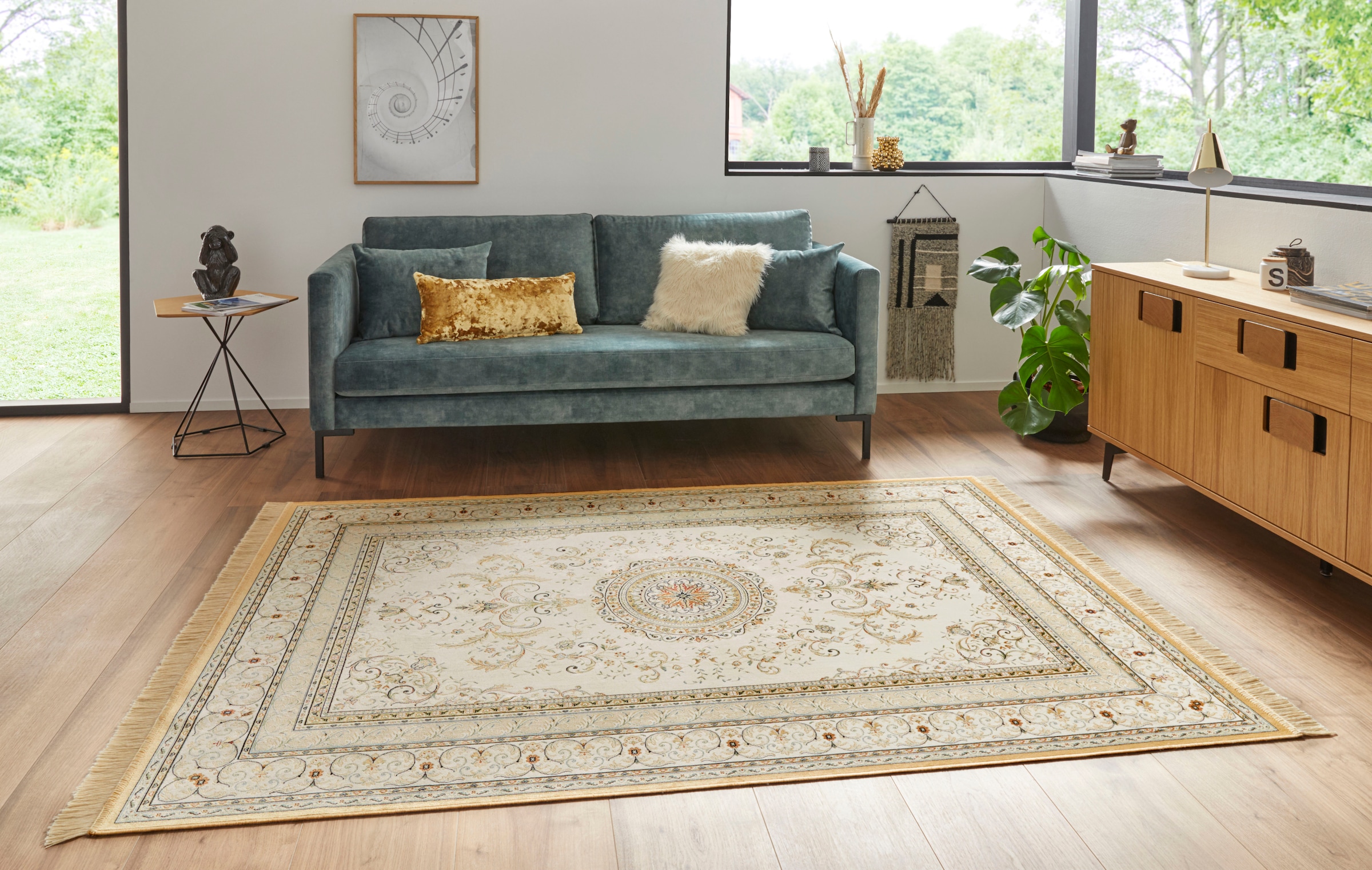 HANSE Home Teppich »Antik Negar«, rechteckig, 5 mm Höhe, Orientalisch mit F günstig online kaufen
