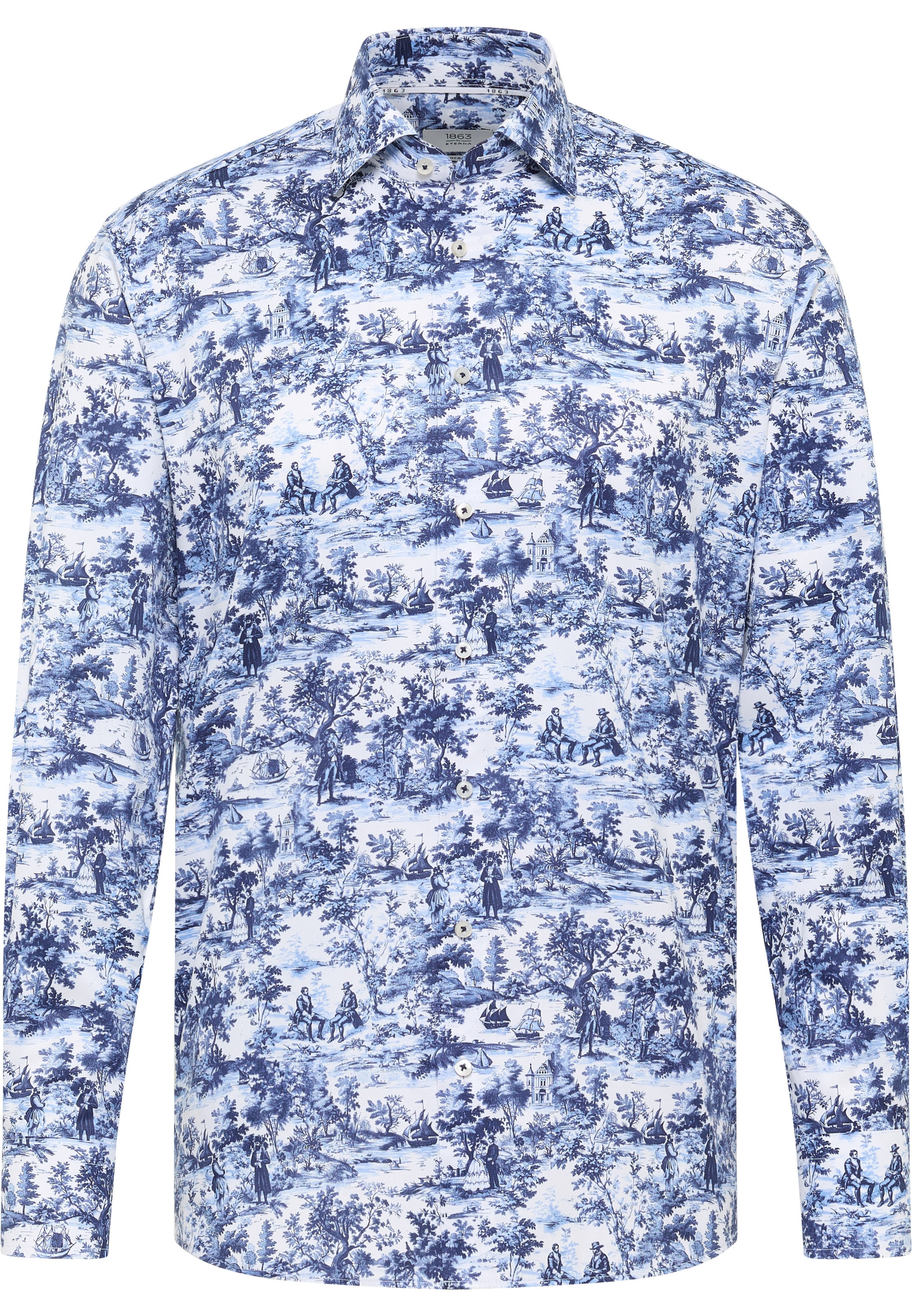 Eterna Langarmhemd »MODERN FIT« NON IRON (bügelfrei)