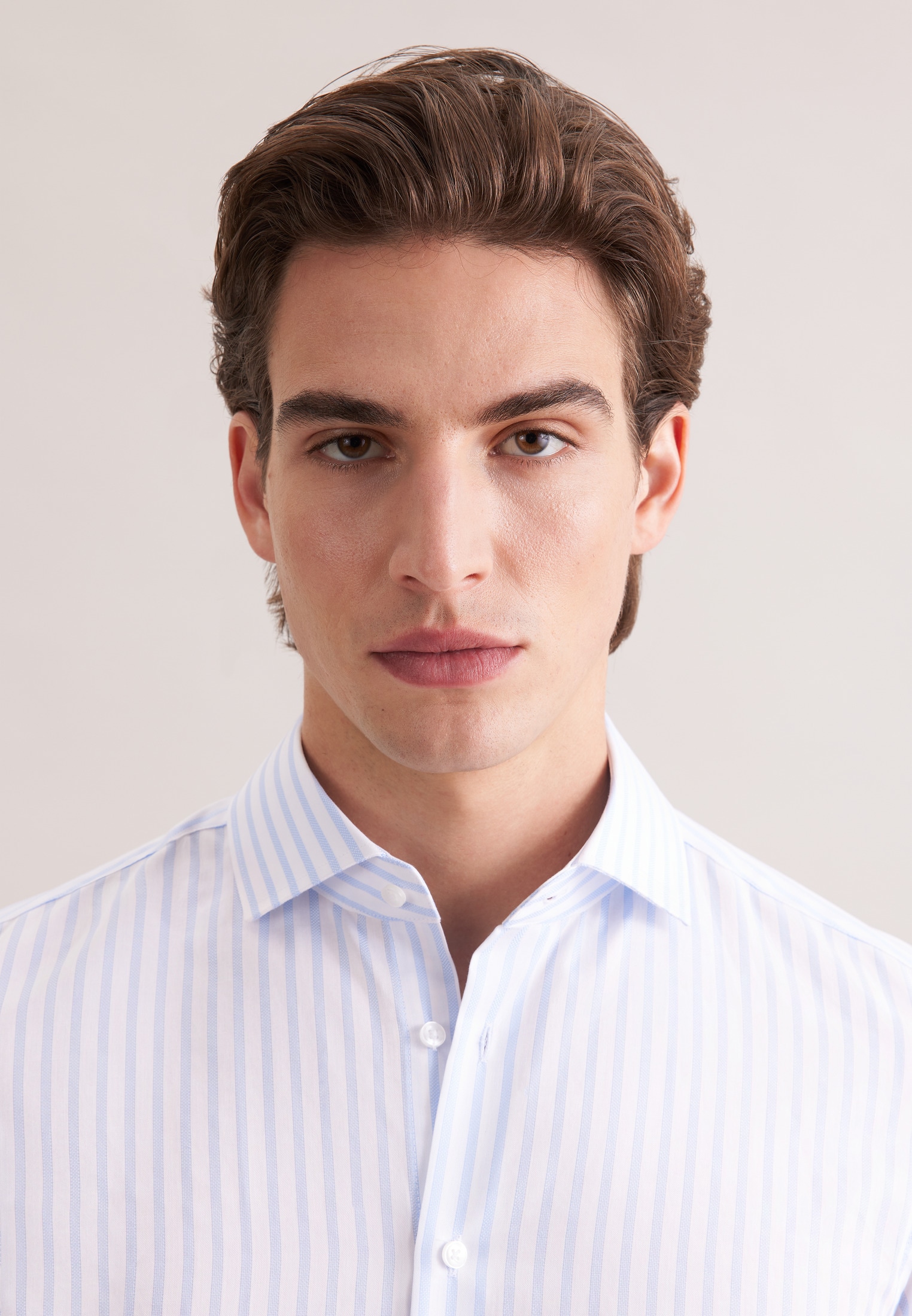 seidensticker Businesshemd »Schwarze Rose« Slim 1/1 Extra lang Kentkragen Gestreift