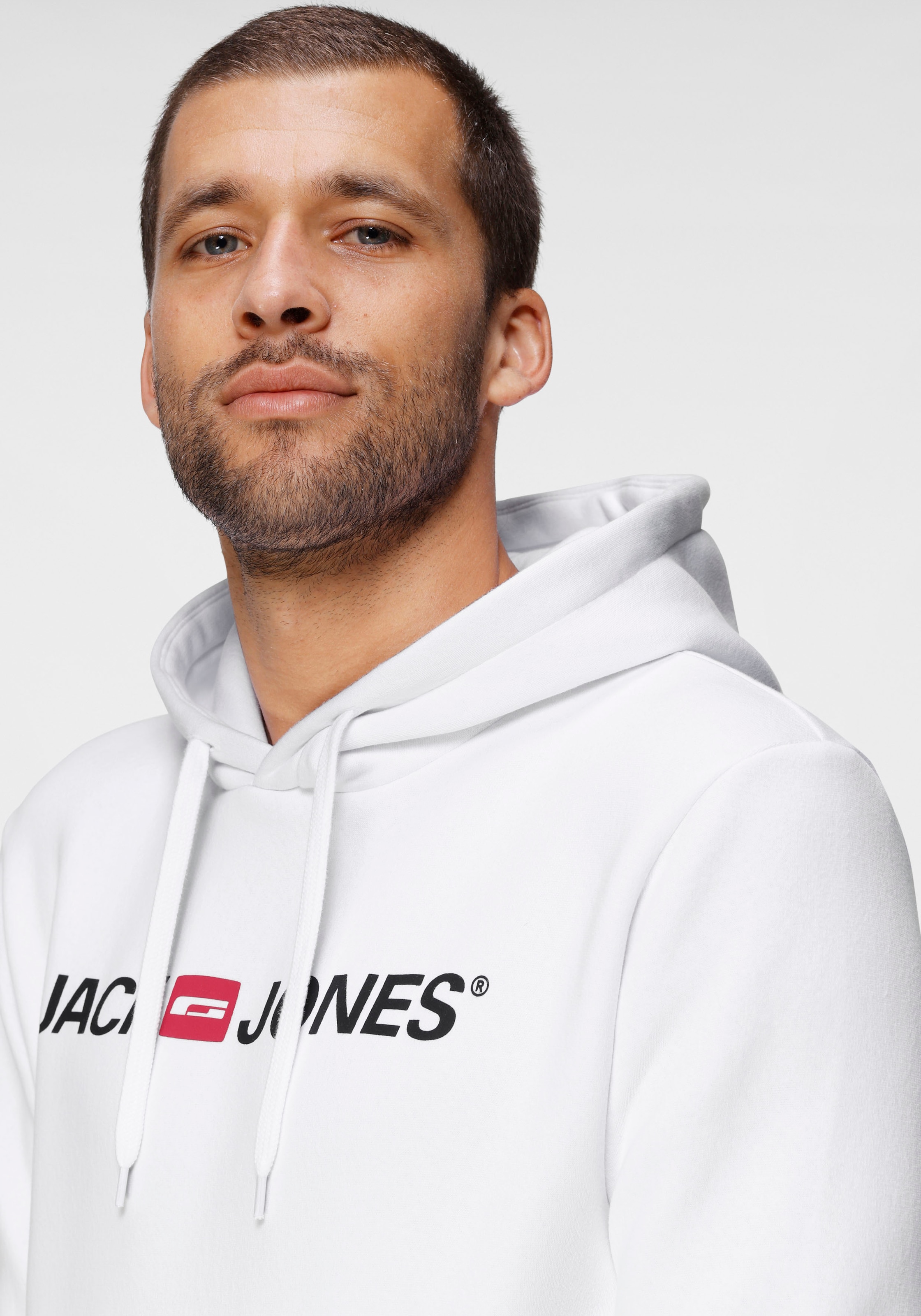 Jack & Jones Kapuzensweatshirt »Logo Hoodie Oldschool«