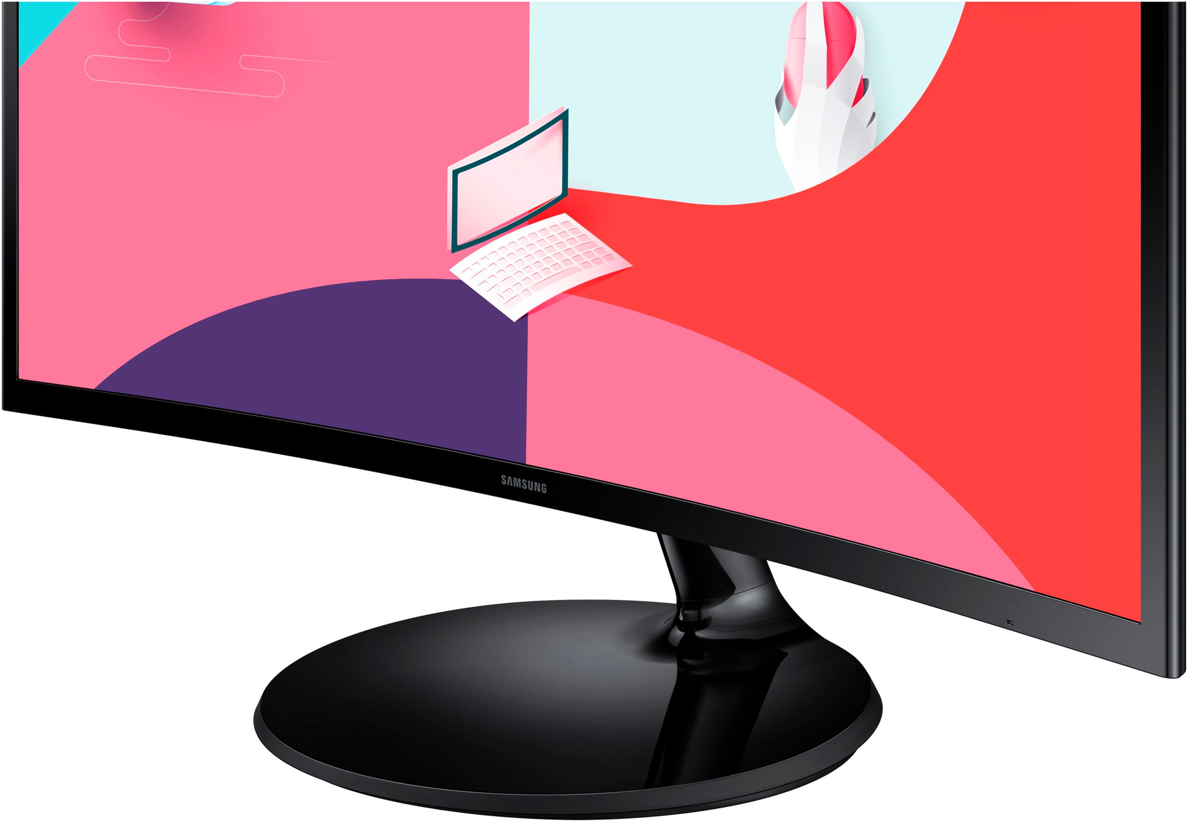 Samsung Curved-LED-Monitor »S24C364EAU«, 59 cm/24 Zoll, 1920 x 1080 px, Full HD, 4 ms Reaktionszeit, 75 Hz