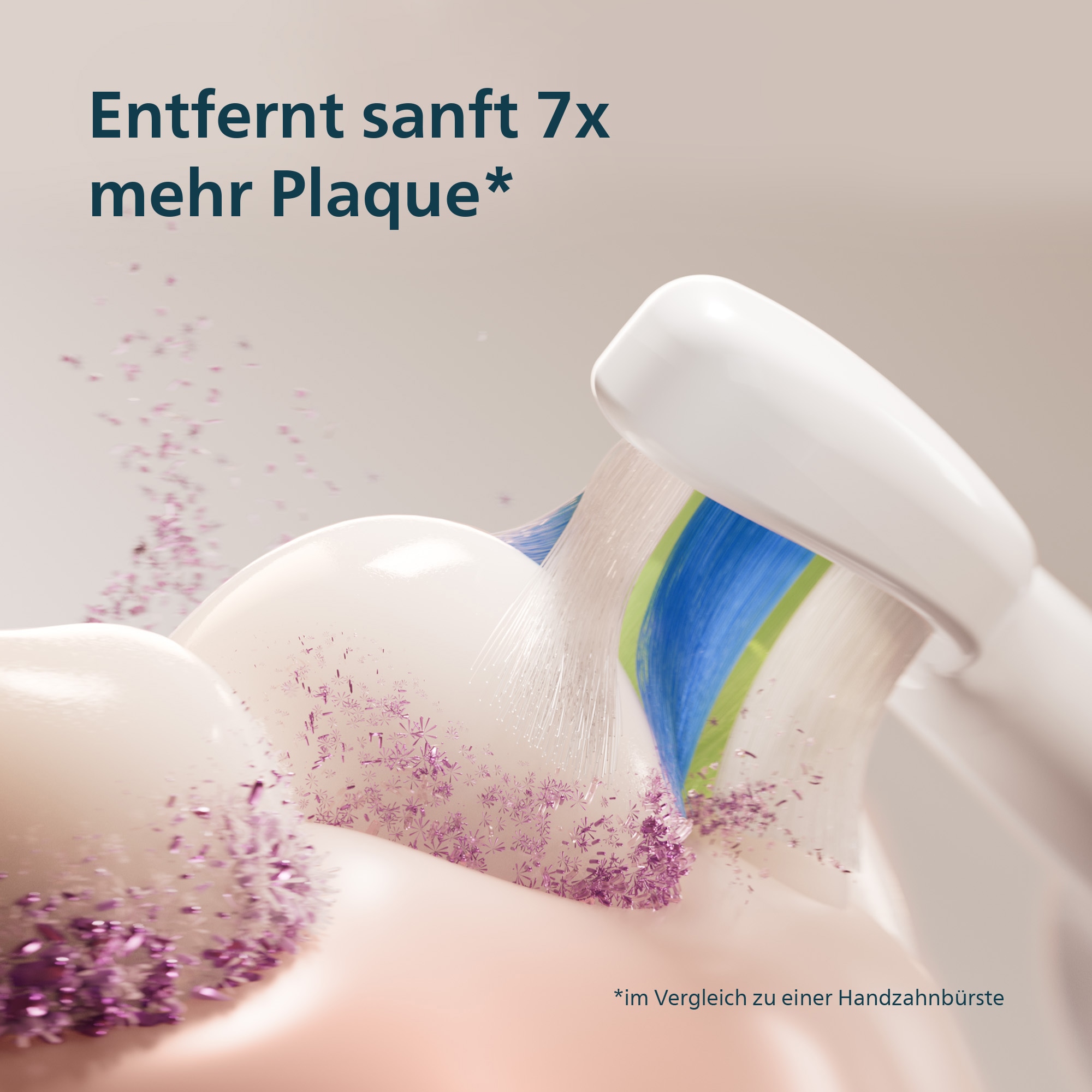 Philips Sonicare Elektrische Zahnbürste »Series 5300« 1 Stk. Aufsteckbürsten mit Andruckkontrolle, 2 Intensitätsstufen, inkl. Ladegerät, Reiseetui