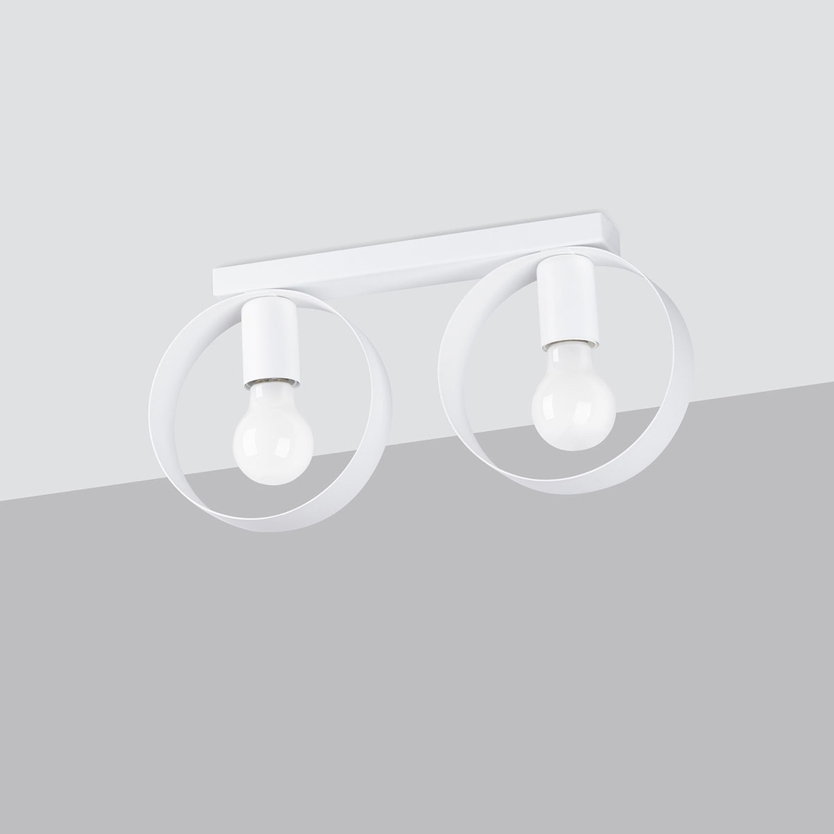 SOLLUX lighting Deckenleuchte »TITRAN«, 2 flammig, Leuchtmittel E27   ohne günstig online kaufen