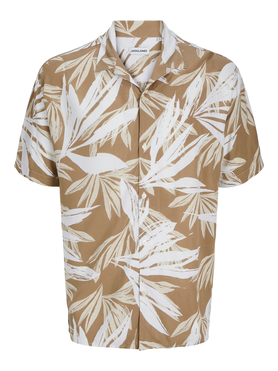 Jack & Jones Kurzarmhemd »JJEJEFF TROPICAL AOP RESORT SHIRT SS SN« mit All-Over Print