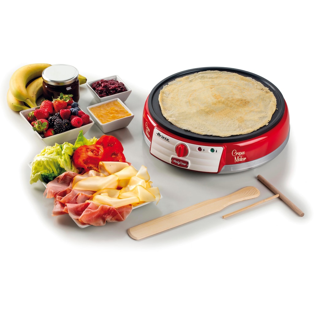 Ariete Crêpesmaker »Party Time rot 202R«, 1000 W, Ø 30 cm