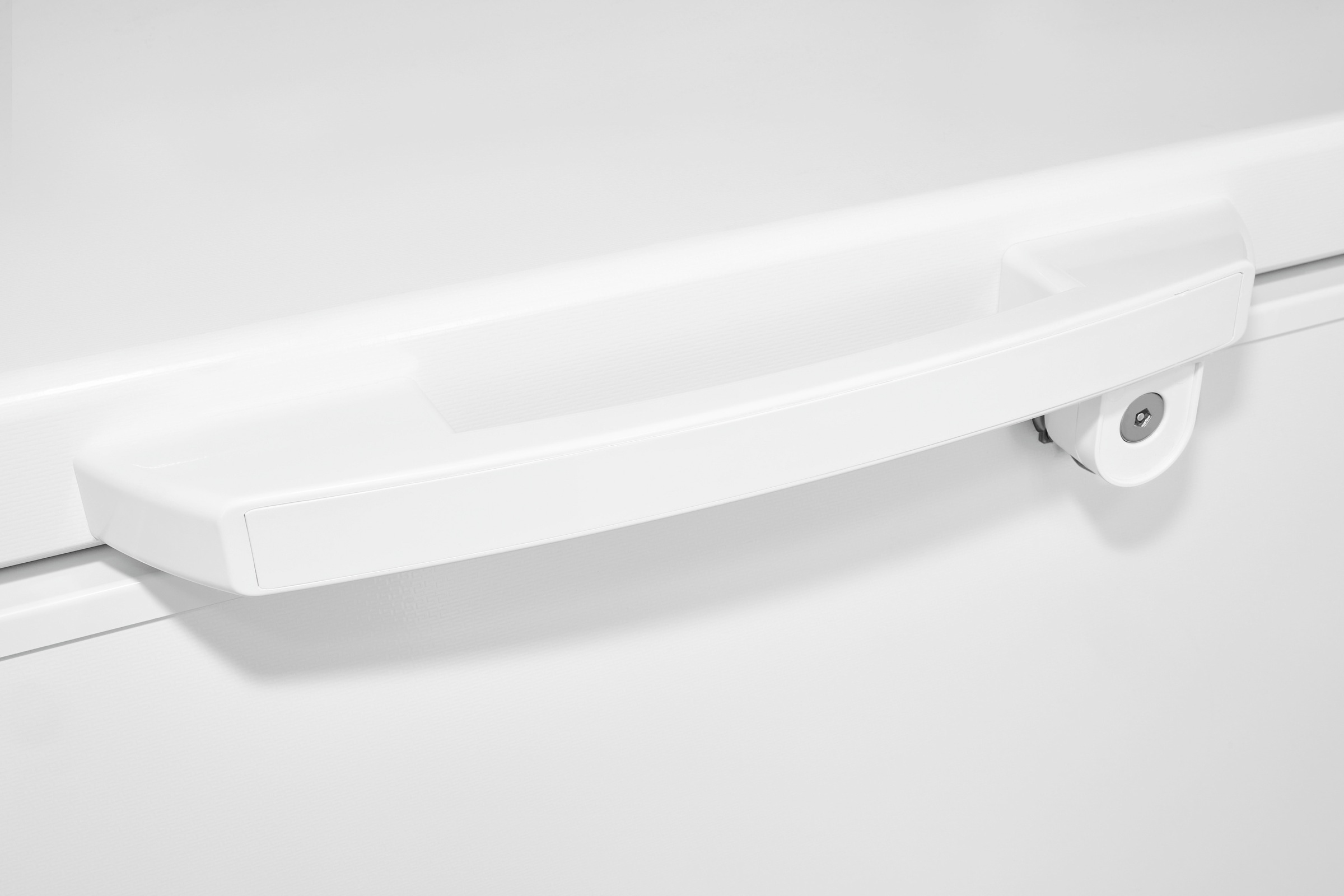 exquisit Gefriertruhe »GT200-HE-O11E weiss« 85,3 cm hoch 89,1 cm breit 2-in-1 Gefrier-/Kühltruhe mit LED, Griff, Schloss&flexibel einstellbar