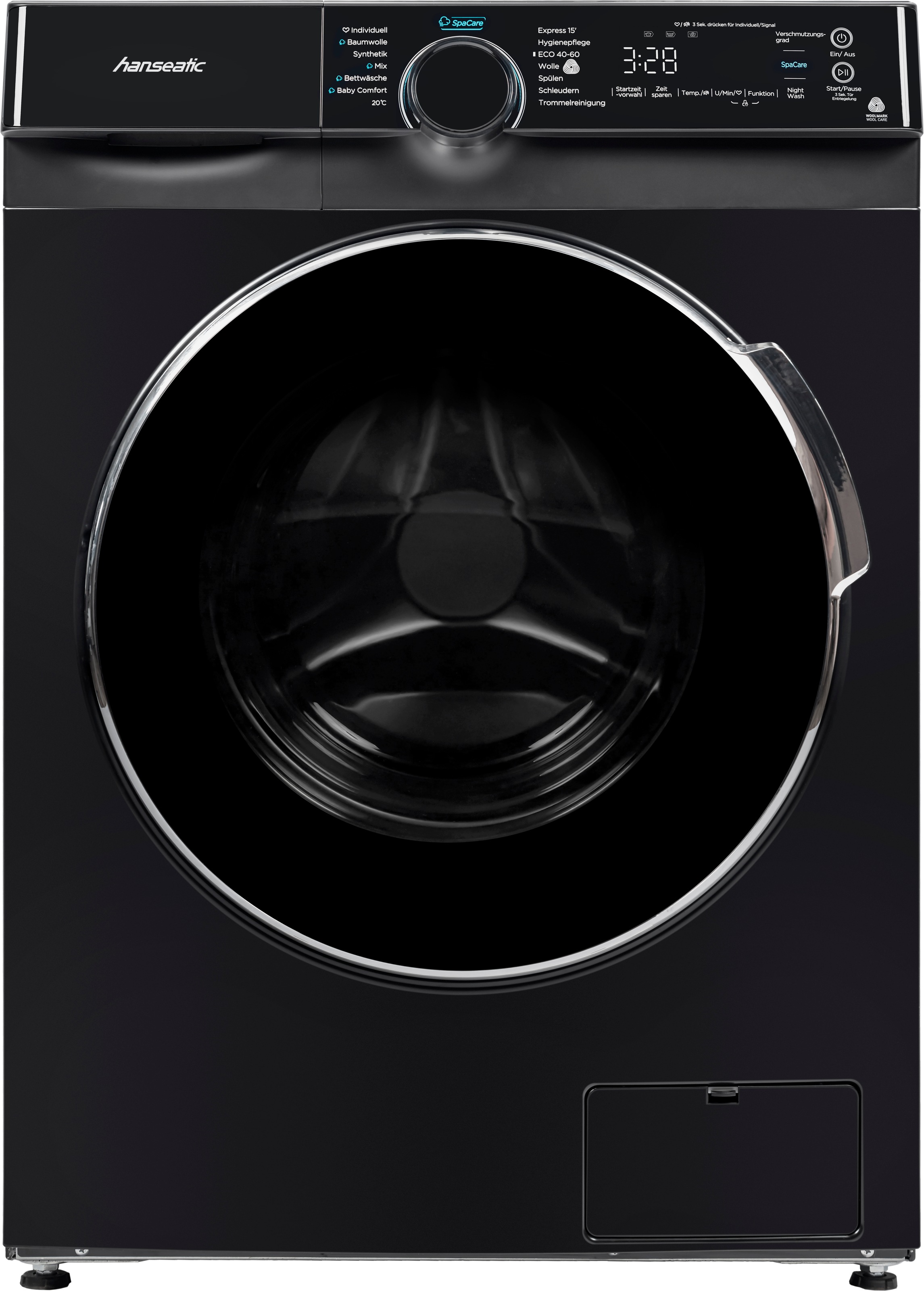 Hanseatic Waschmaschine »HWMK814A1BI«, 8 kg, 1400 U/min, Überlaufschutzsyst günstig online kaufen