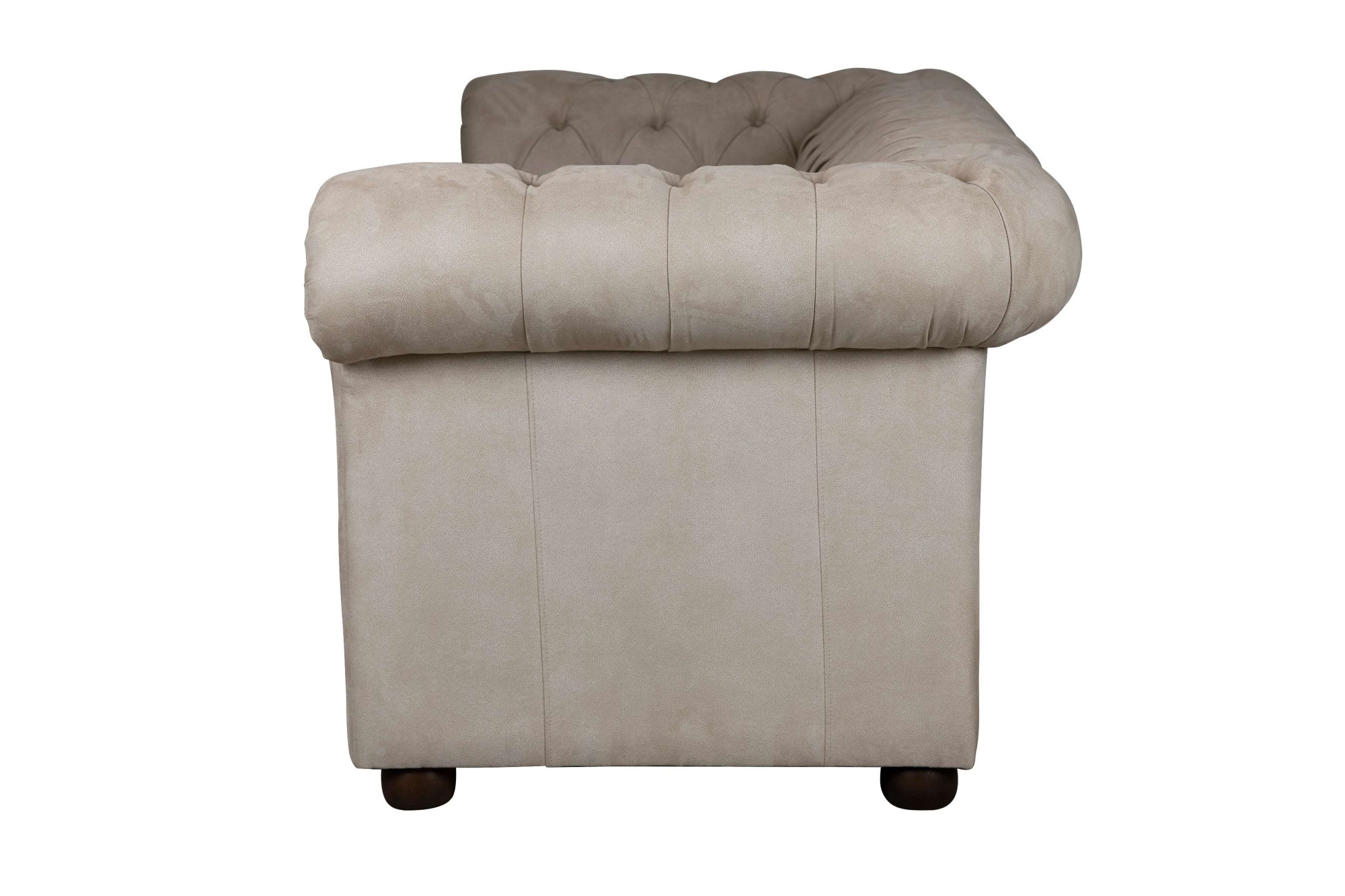 Home affaire 3-Sitzer »CHARENTE, optionale Schlafsofa, Chesterfield-Sofa, Bettfunktion«, mit edler Knopfheftung und typischen Armlehnen, B/T/H 198/89/74 cm
