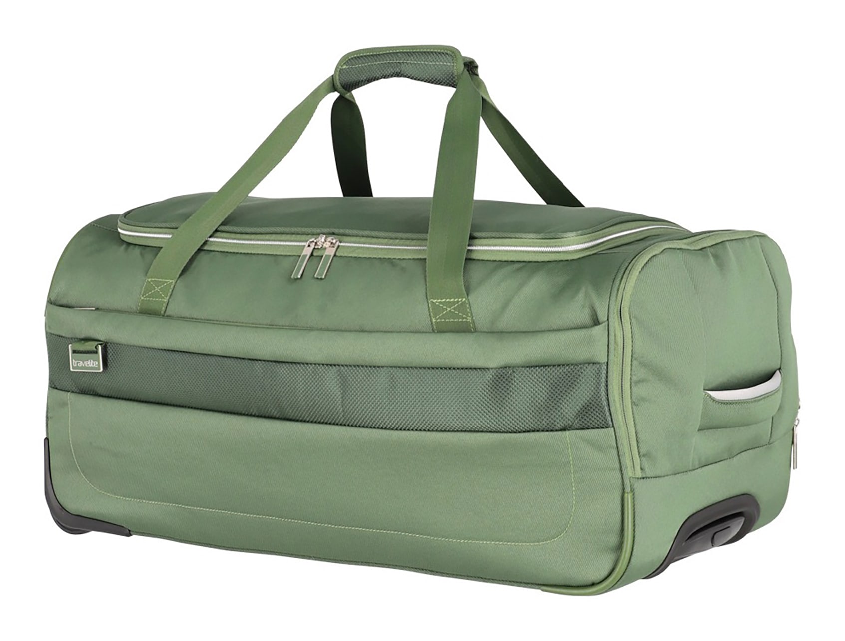 travelite Reisetasche »MIIGO Rollenreisetasche«, Bodengriff, Kantenschutz, Packgurte