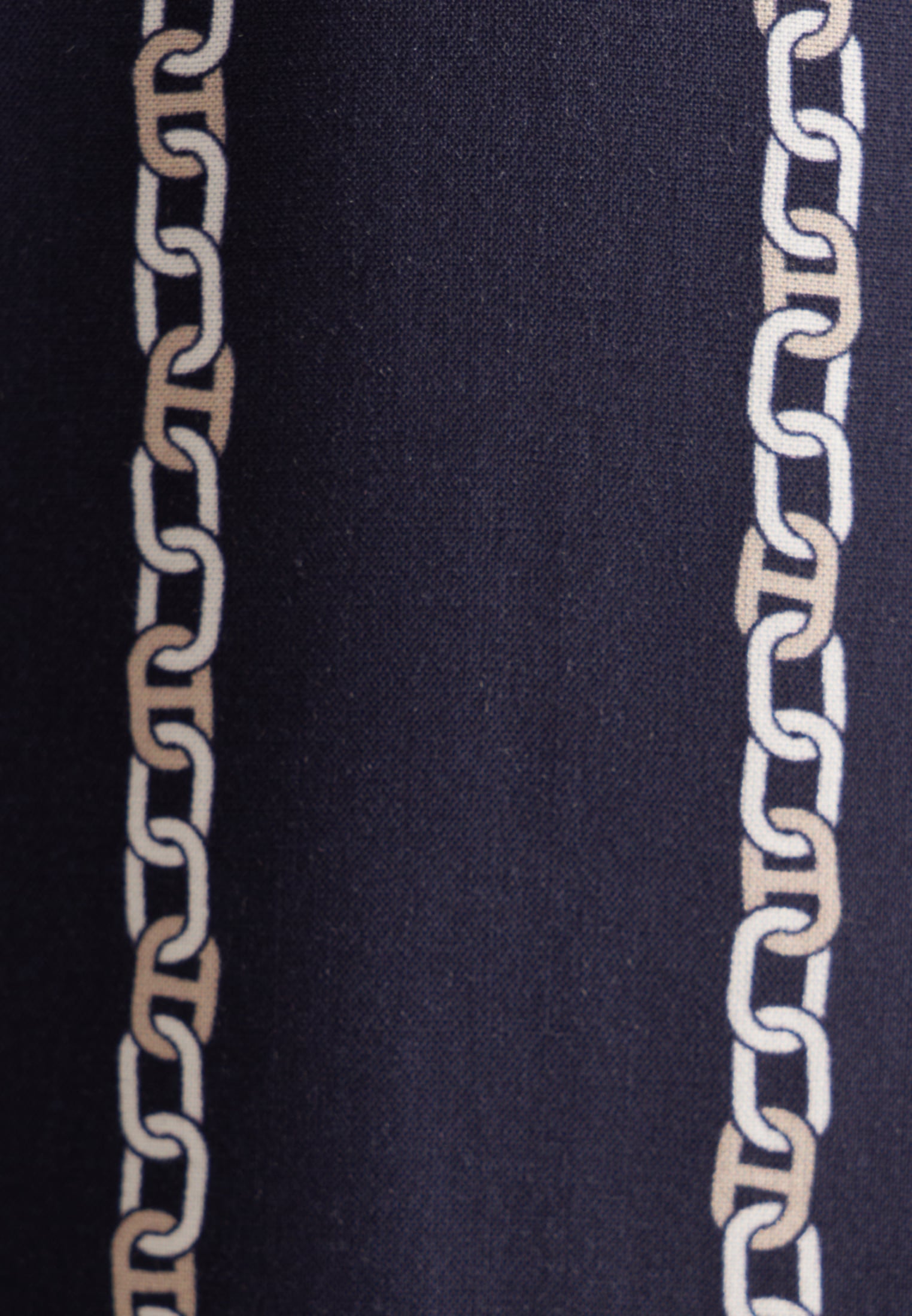 seidensticker Hemdbluse »Schwarze Rose«, Langarm Kragen Kettenprint