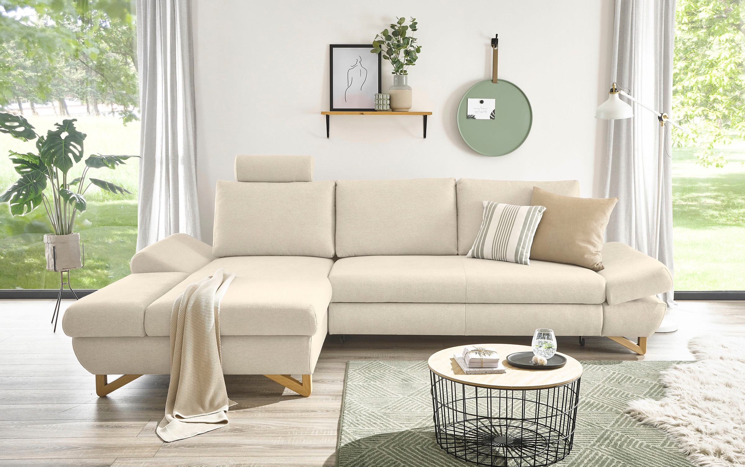 INOSIGN Schlafsofa »City/Giron«, komfortable Bettfunktion (Liegefläche 245 x 138 cm), sowie Bettkasten