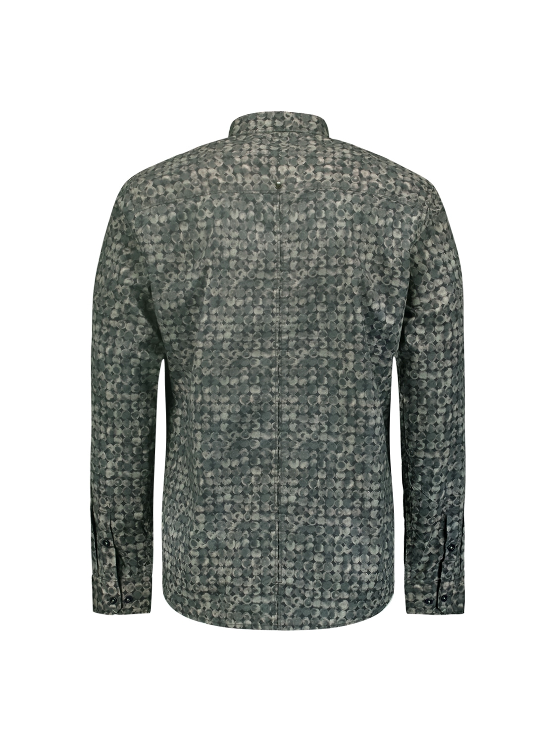 NO EXCESS Langarmhemd mit All-Over Print