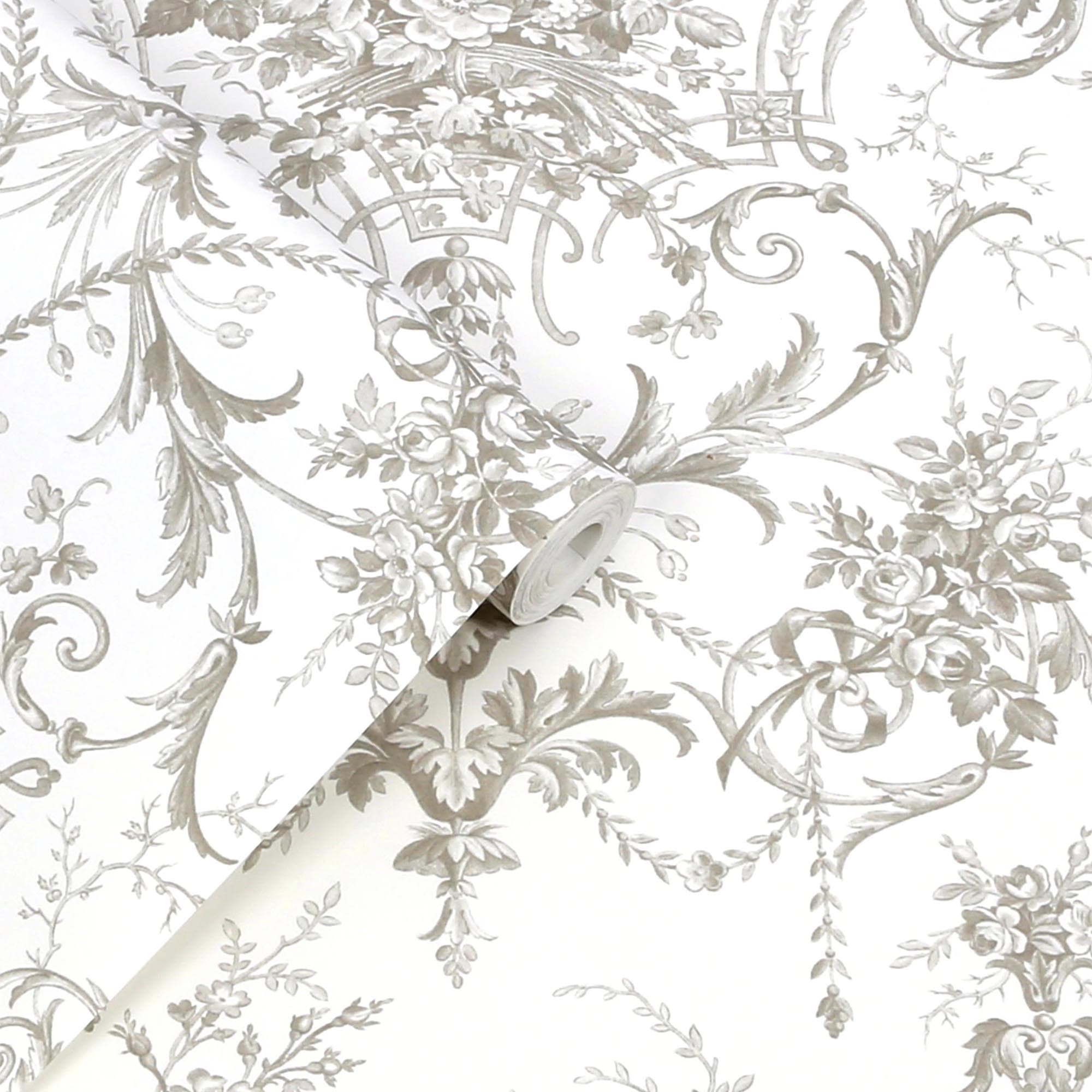 LAURA ASHLEY Vliestapete »TUILERIES« floral glatt Design Tapeten