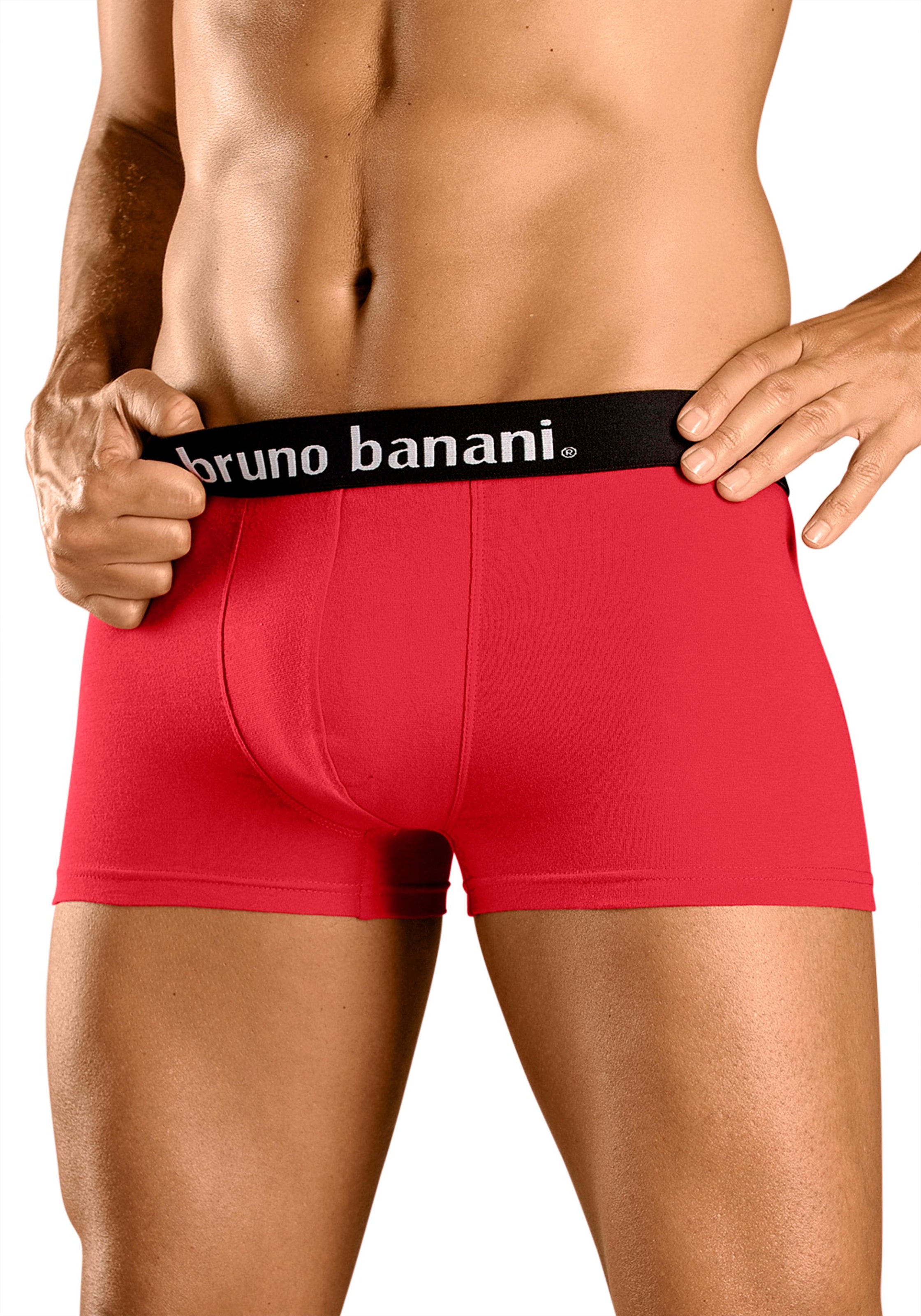 Bruno Banani Boxer »Boxershorts für Herren«, (Packung, 4 St.), mit Kontrast-Webbund