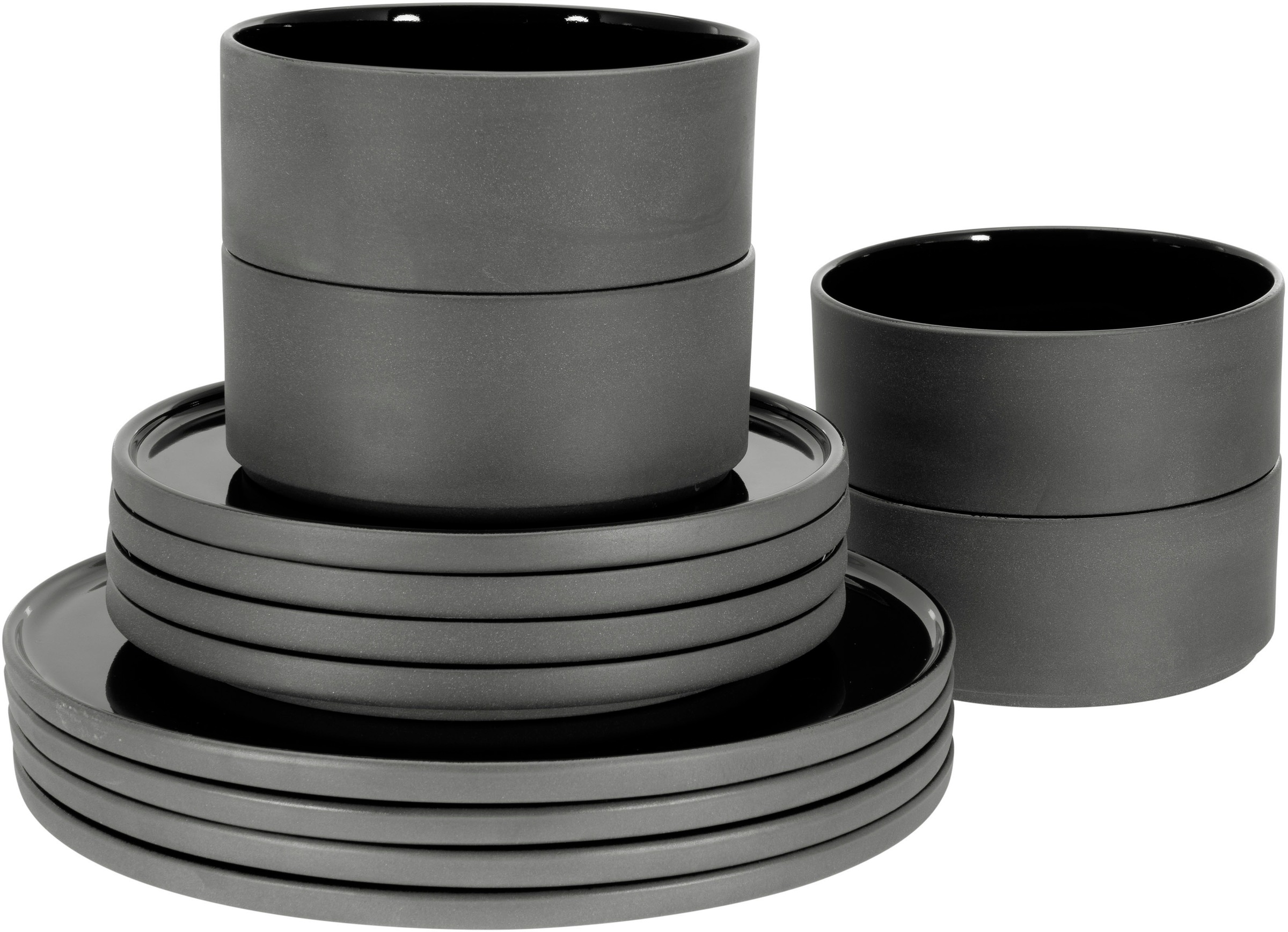 CreaTable Tafelservice »Futuro« Service, je 4 Speiseteller 26 cm, Dessertte günstig online kaufen