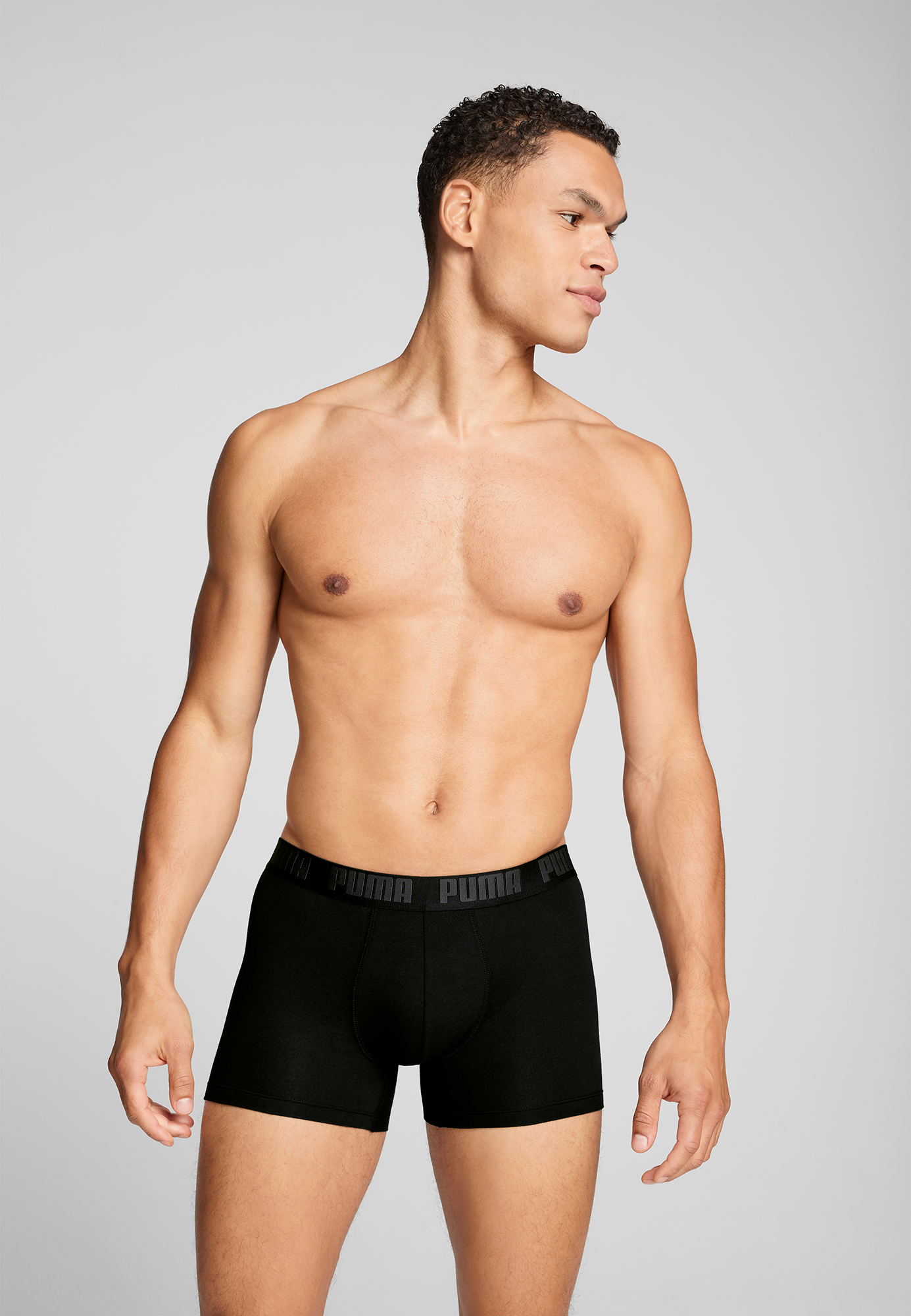 PUMA Boxer Packung, 2er-Pack,  mit Allover Puma Druck