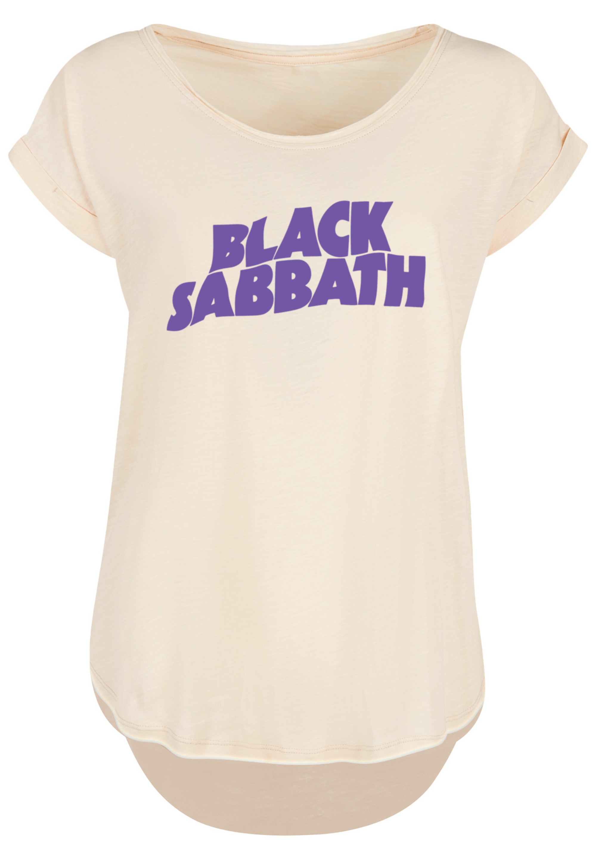 F4NT4STIC T-Shirt bestellen Sabbath »Black Print Logo Metal Black«, Wavy online Band Heavy