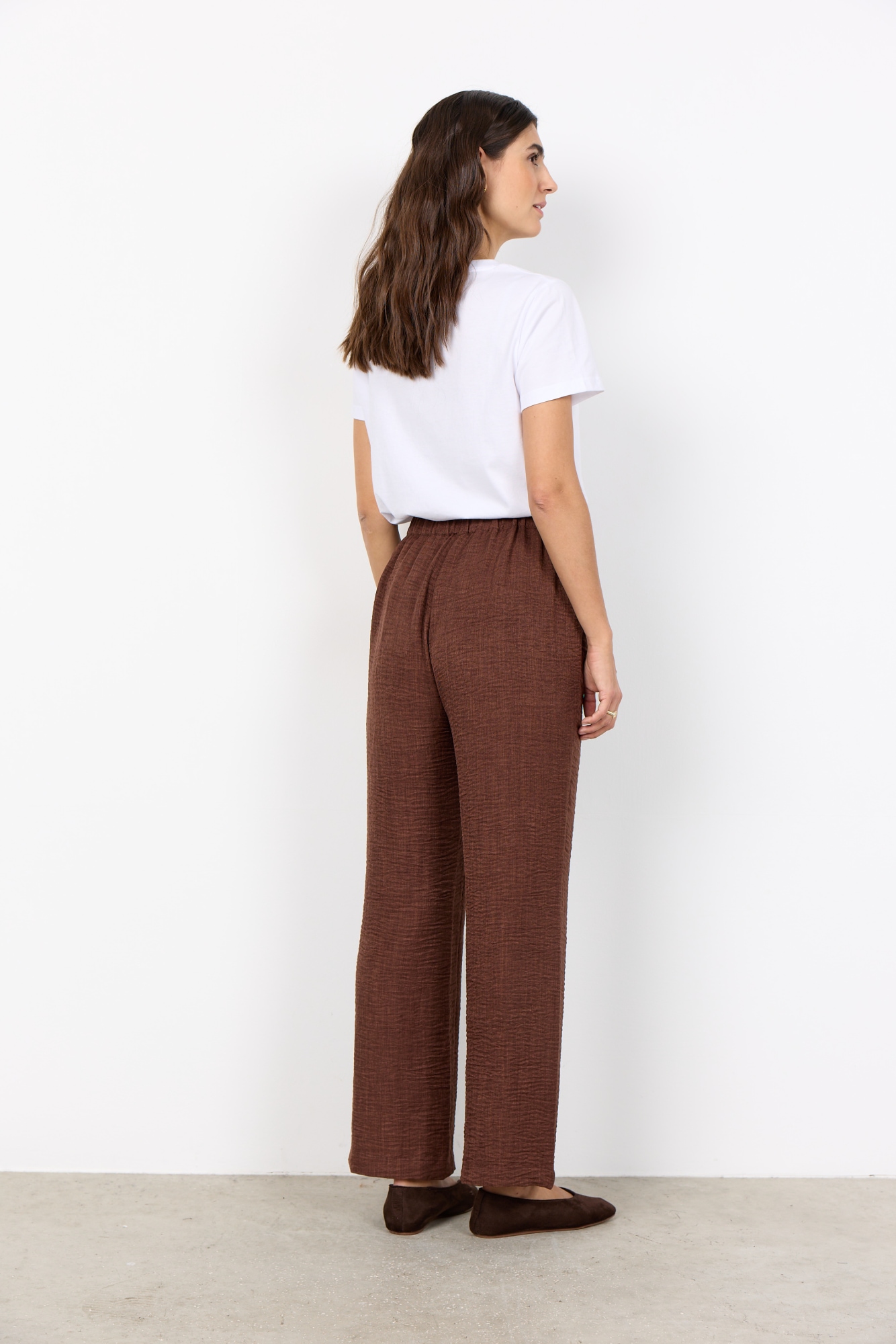 soyaconcept Schlupfhose »SC-CHARISSA 3-C«  aus Polyester, langer Schnitt, elastischer Bund, pflegeleicht