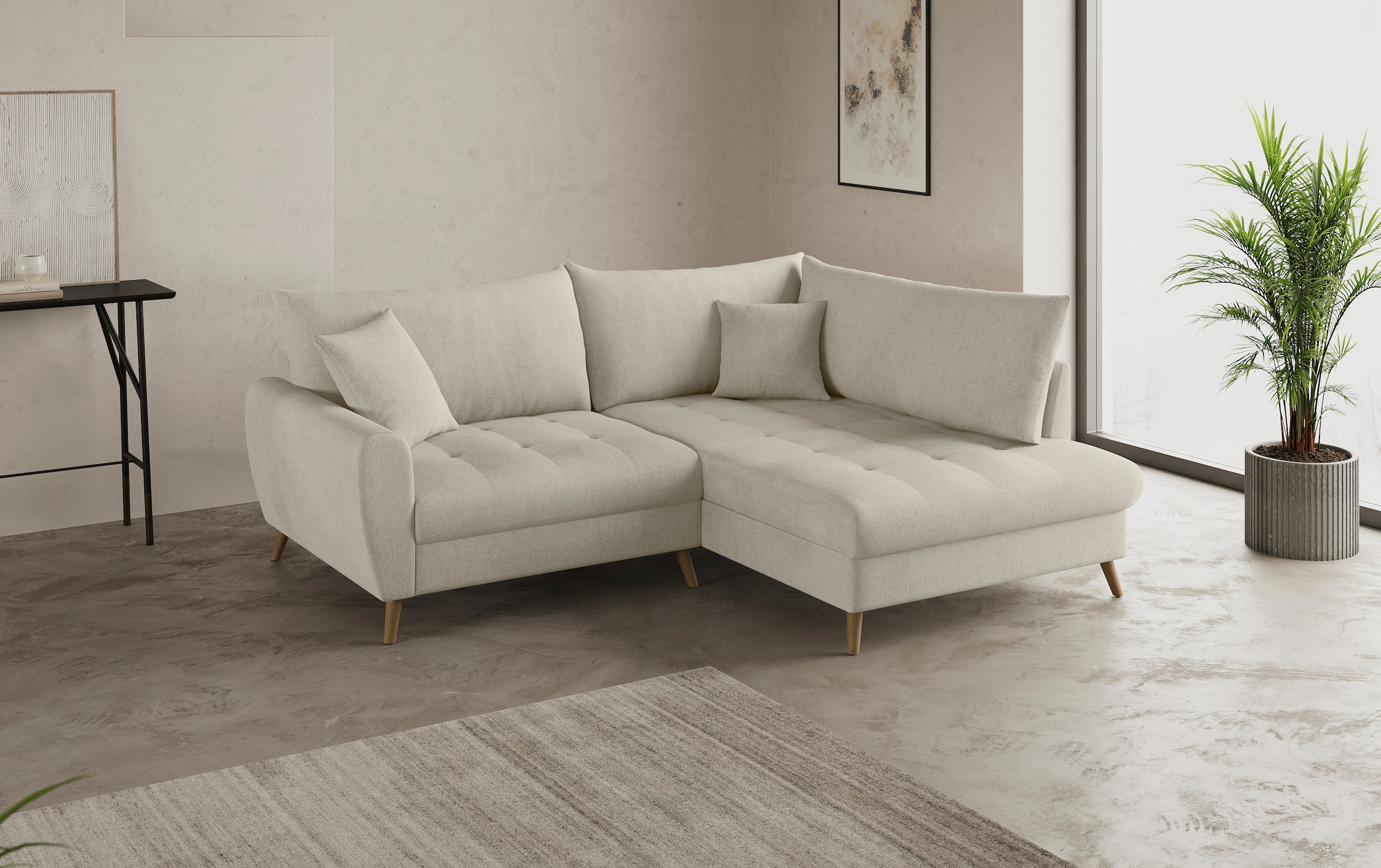 Mr. Couch Ecksofa "Blackburn II, L-Form", Mit Kaltschaumpolsterung bis 140 günstig online kaufen