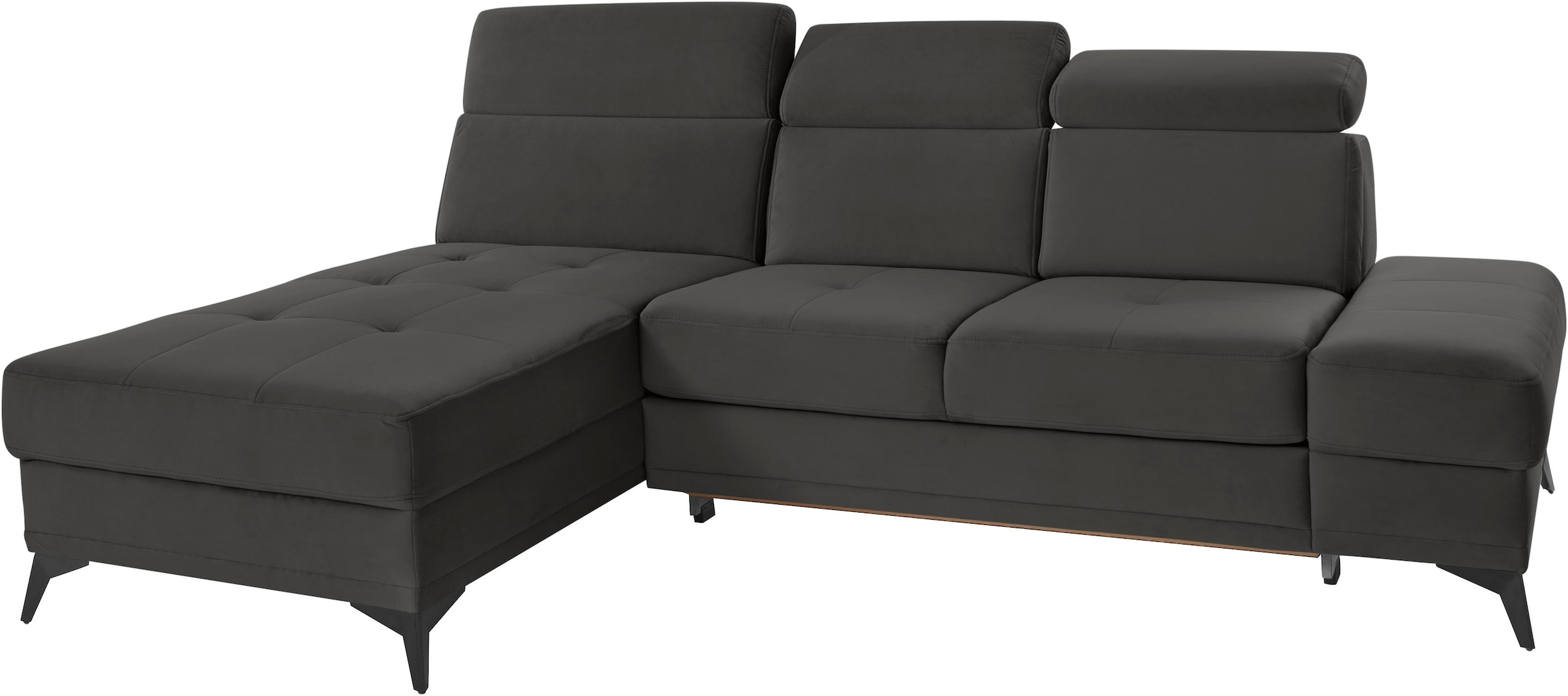 INOSIGN Ecksofa »Cardiz L-Form« inkl.Kopfteilverstellung und Federkern wahlweise mit Bettfunktion