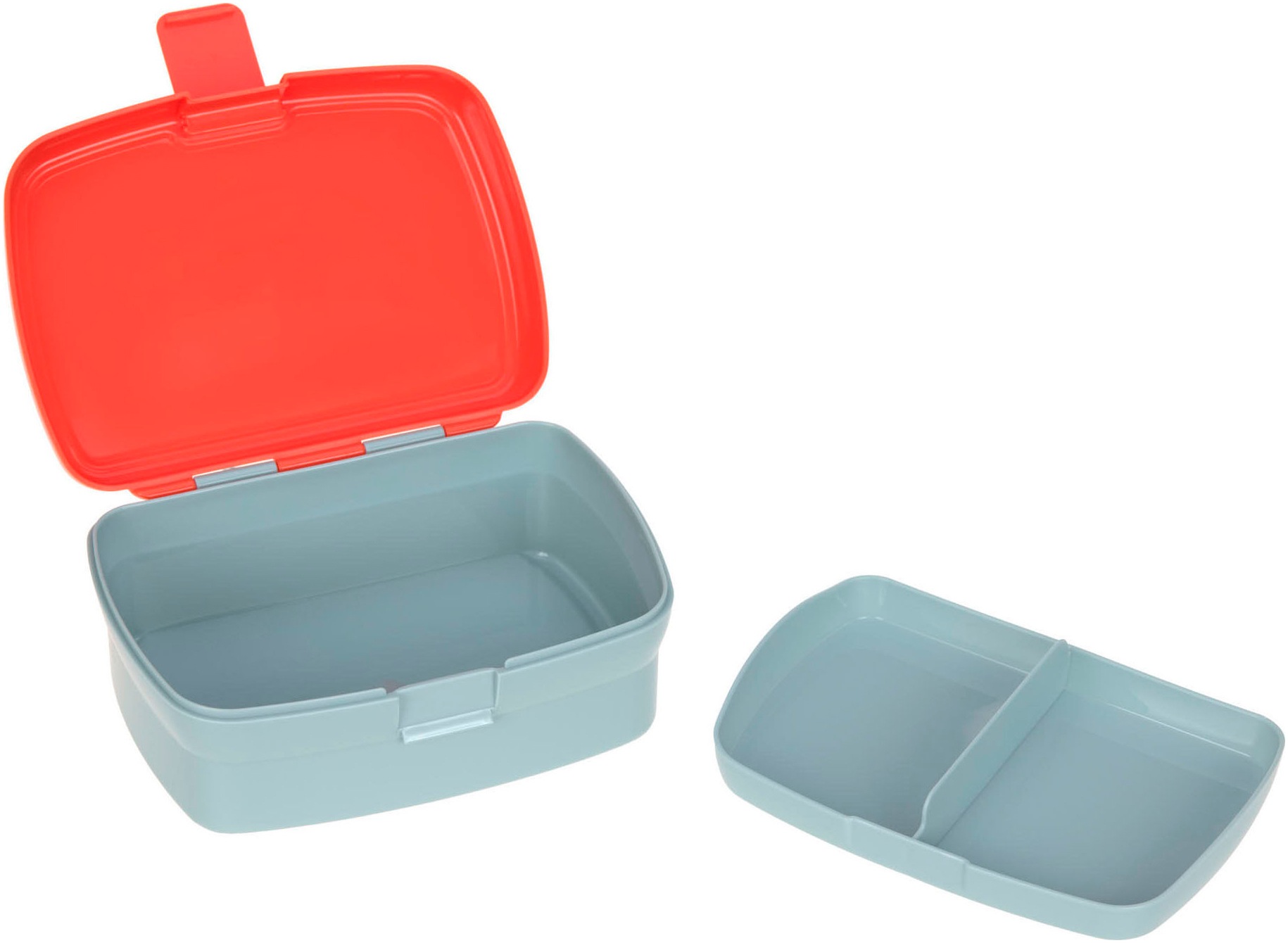 LÄSSIG Lunchbox »Tiny Drivers, Fire Engine«, (Set, 2 tlg.), mit Trinkflasche