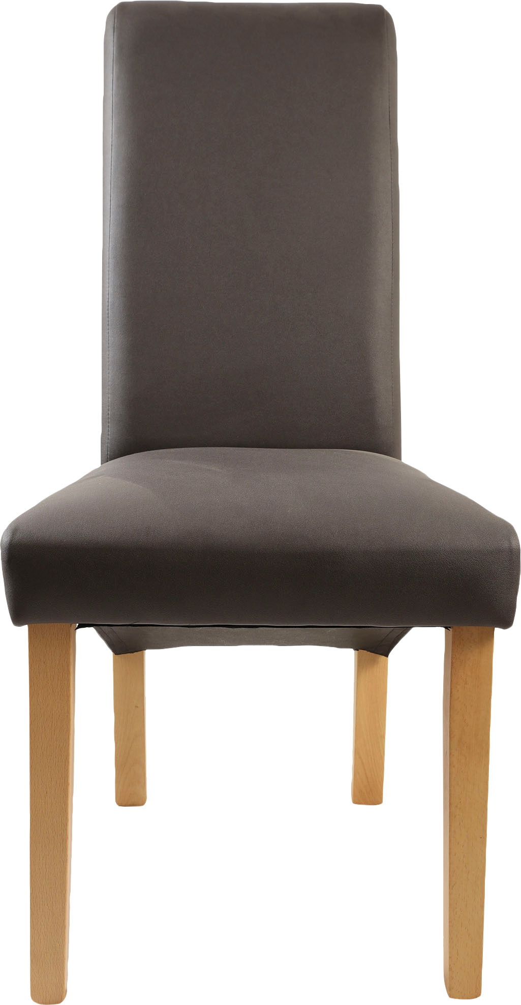 Home affaire 4-Fußstuhl »Rito«, (Set), 2 St., Microfaser, Gestell Buche nat günstig online kaufen