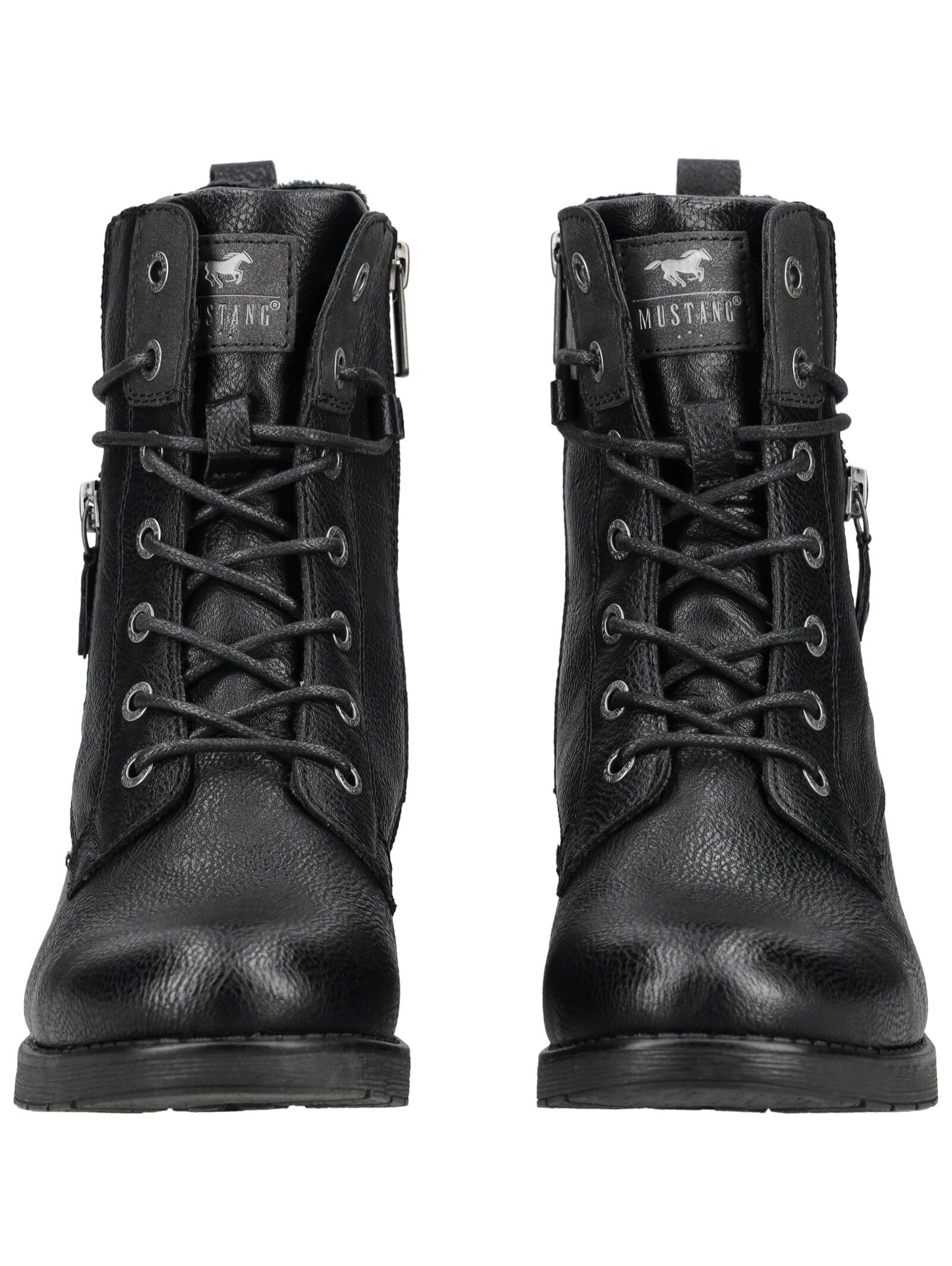 Mustang Shoes Schnürstiefelette »Mustang Shoes Stiefelette Lederimitat«