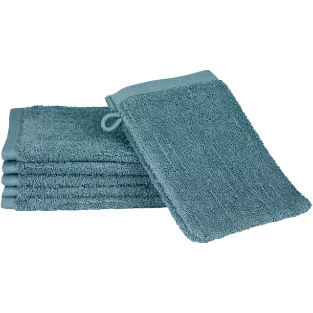ROSS Waschhandschuh »Premium«, (6 tlg., 6 Waschhahndschuhe), 100% Baumwolle  bequem und schnell bestellen