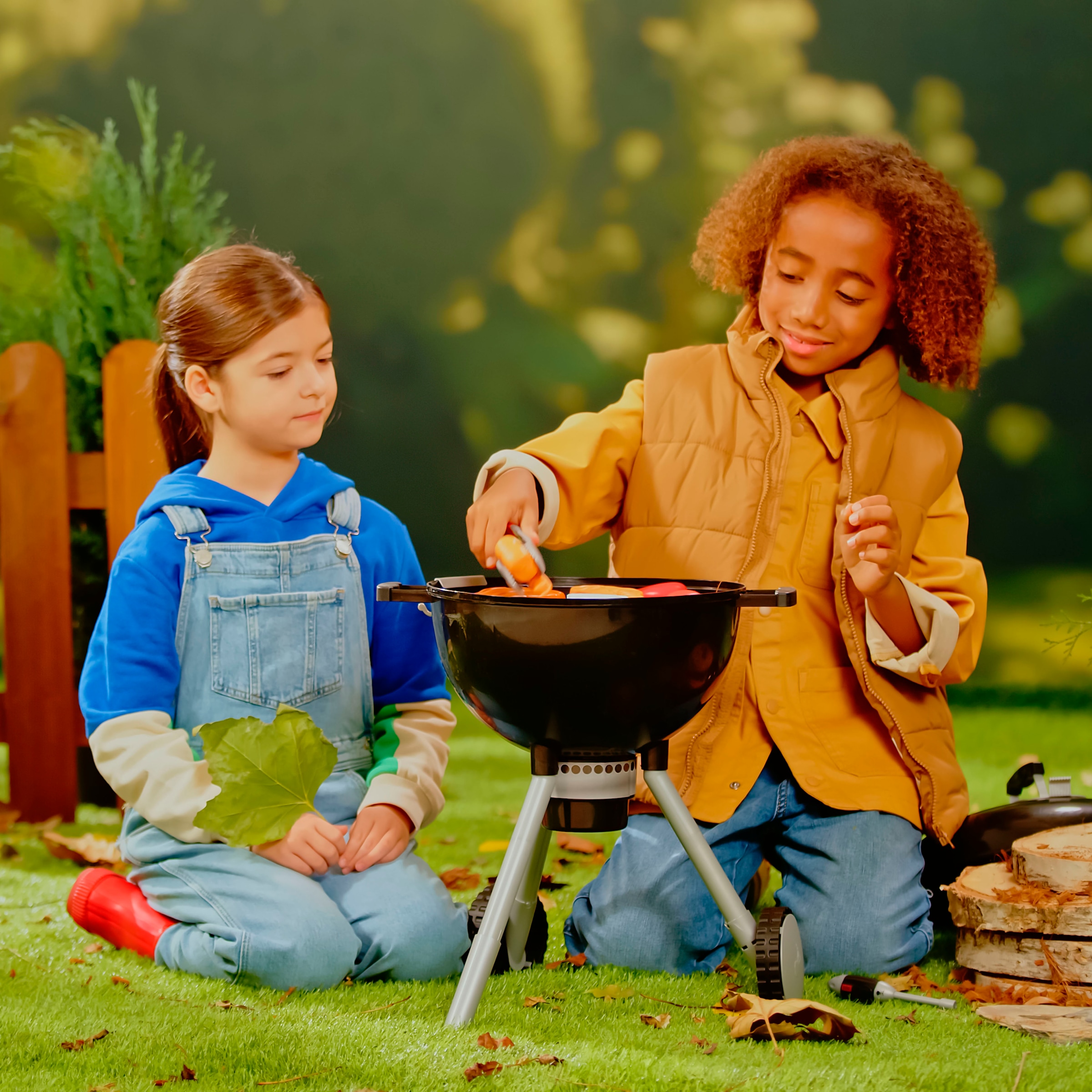 Klein Kinder-Küchenset »Weber Spiel-Kugelgrill One Touch Premium«, mit Licht und Sound, Made in Germany