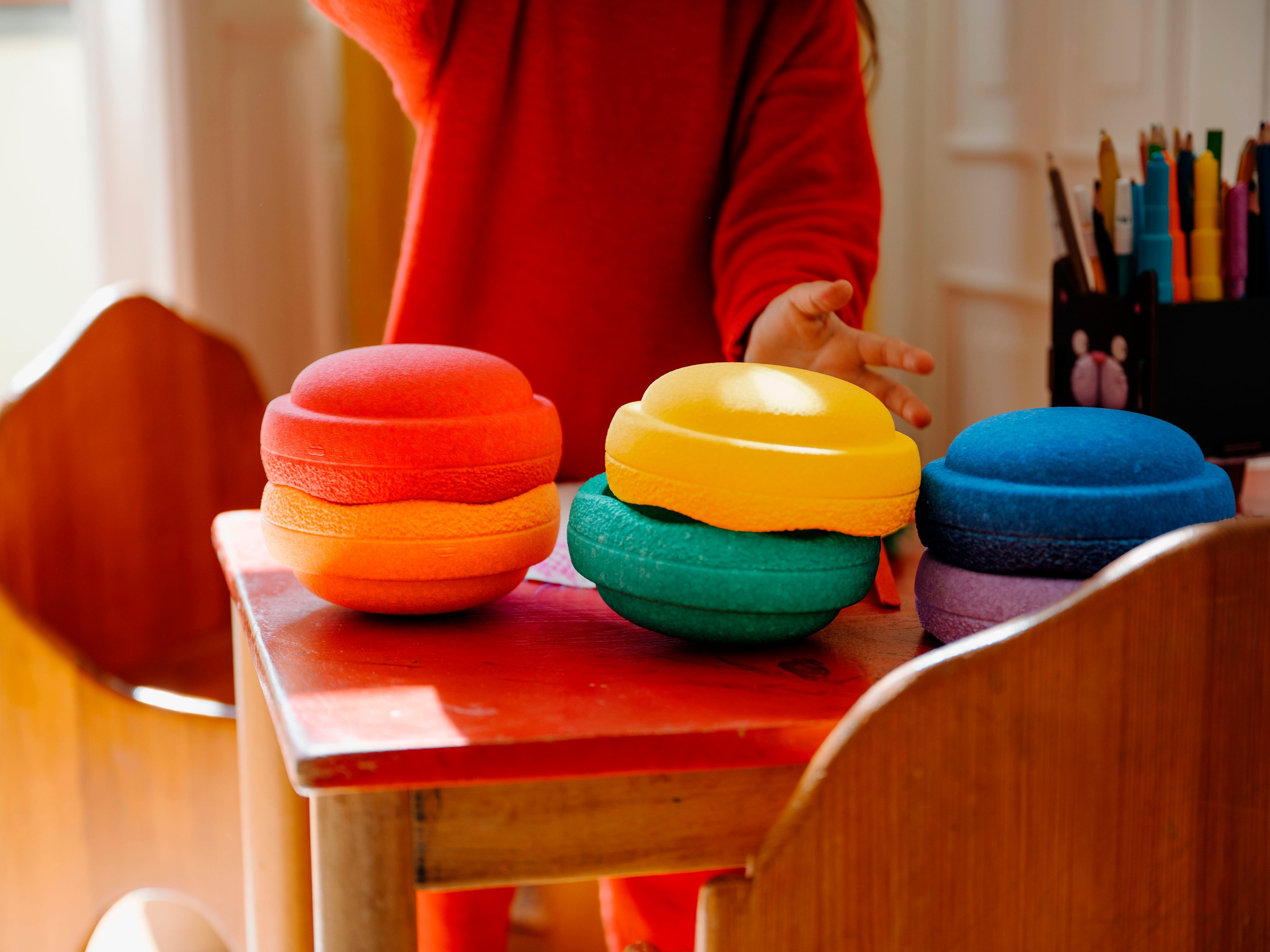 Stapelstein Balancetrainer »Stapelstein® Original Mini rainbow classic«, (Set, 6 tlg.)
