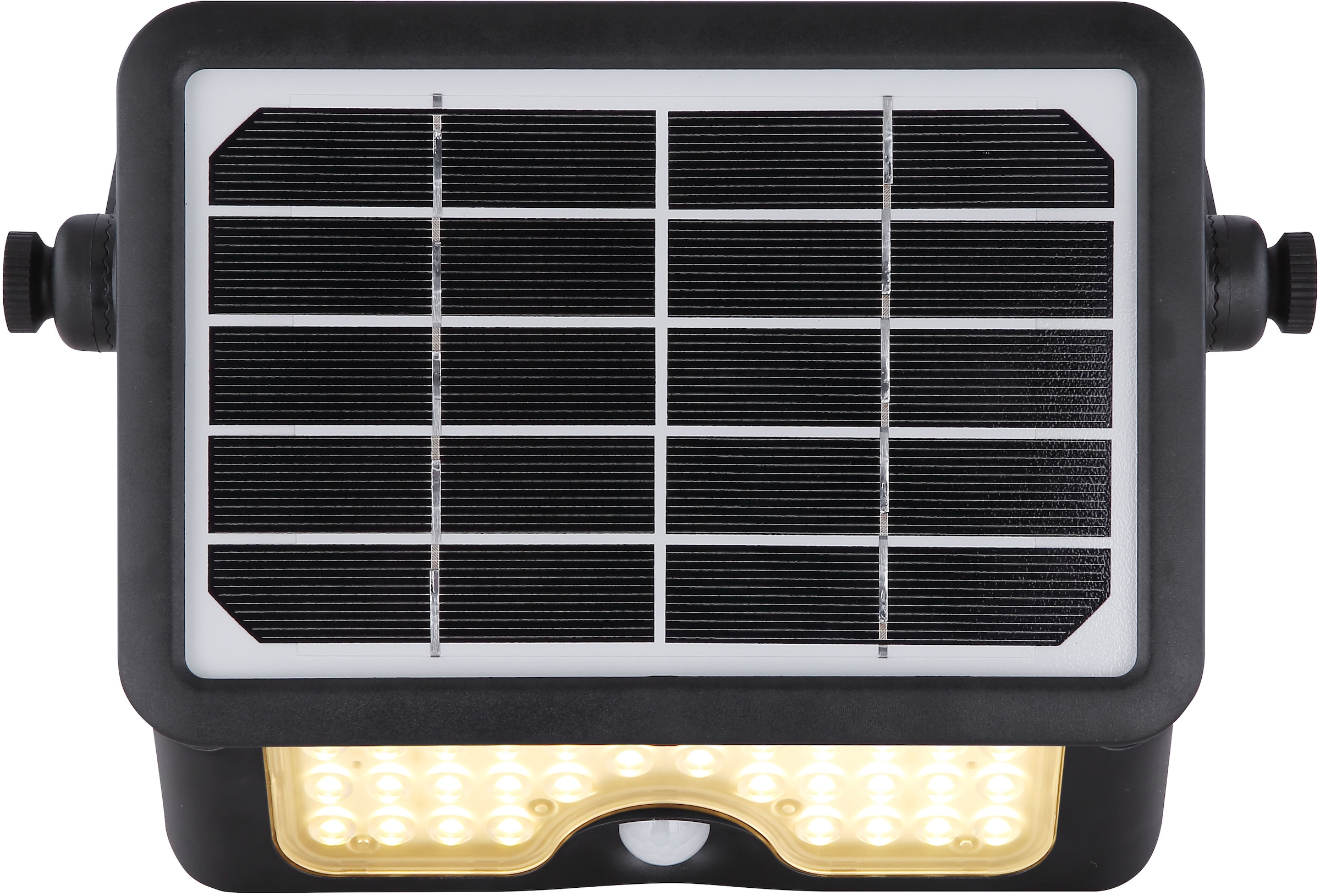 GLOBO LIGHTING LED Solarleuchte »SOLARLEUCHTE KUNSTSTOFF SCHWARZ, 1XLED«, Leuchtmittel LED-Modul | LED fest integriert, Solar/IP65/Baustrahler/schwenkbar/3000K