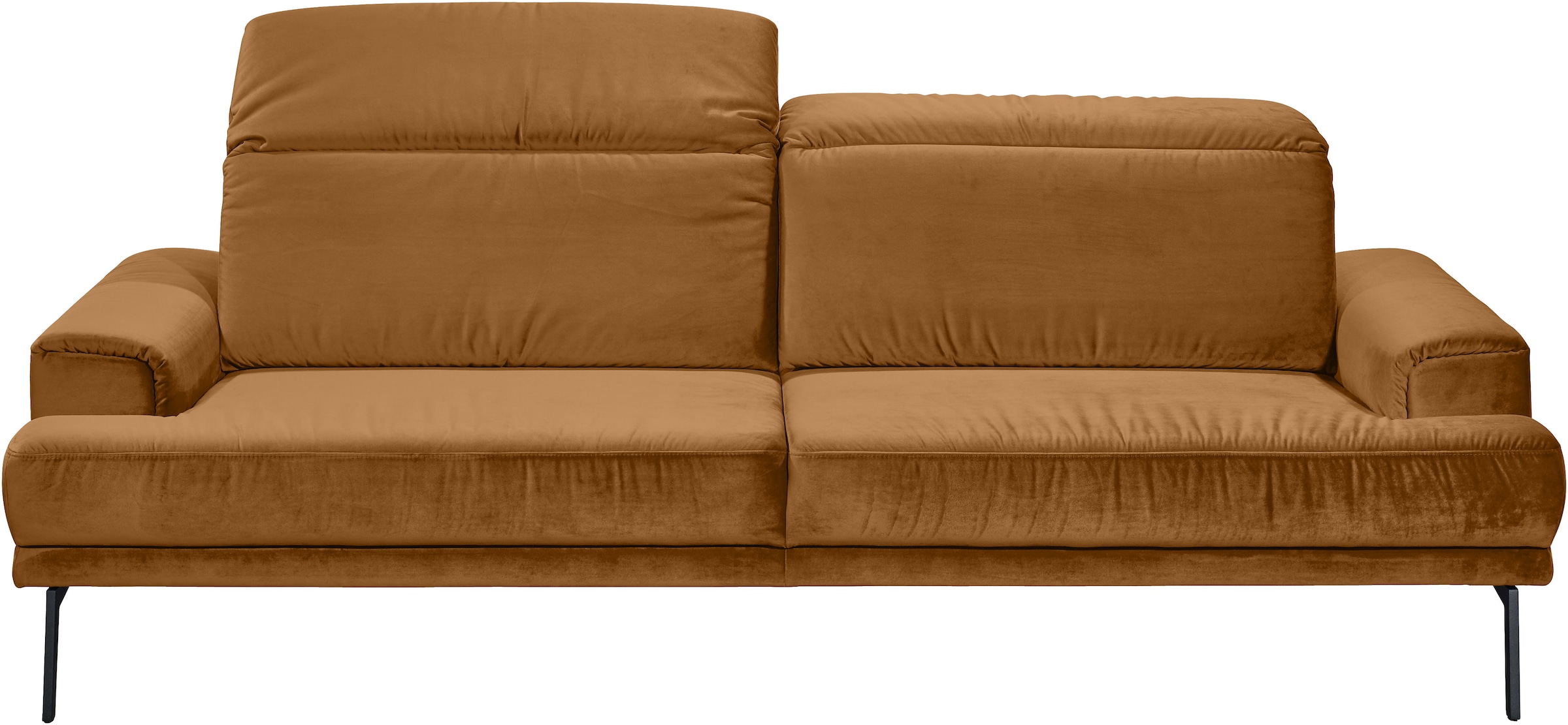 Musterring 3-Sitzer »MR 4580«, inkl. Kopf- und Sitztiefenverstellung, Fuß schwarz, B228 x T103 cm
