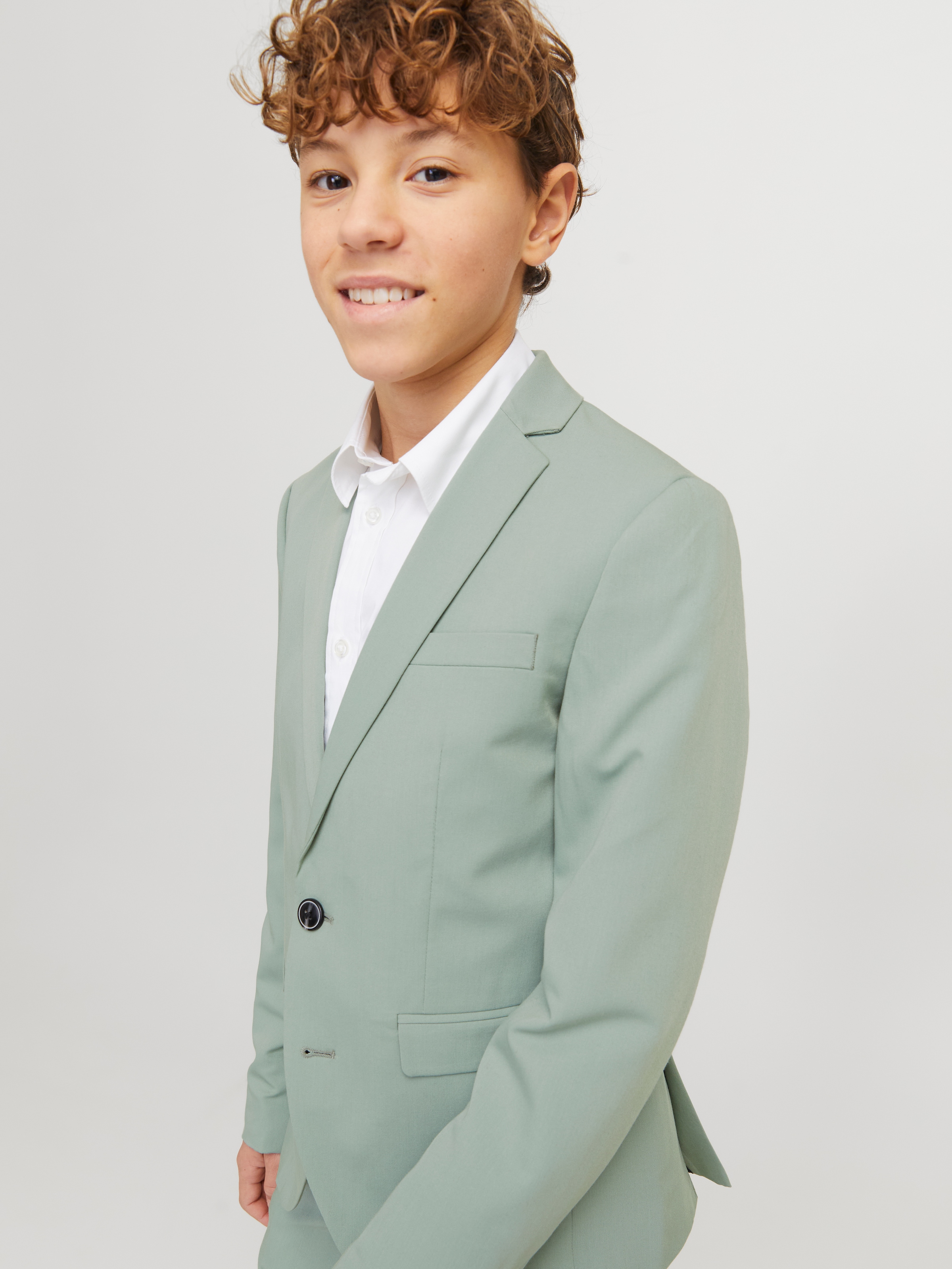 Jack & Jones Junior Sakko »JPRSOLAR stylisch, elastisch, pflegeleicht«, unifarben, modisch, slim fit, Reverskragen