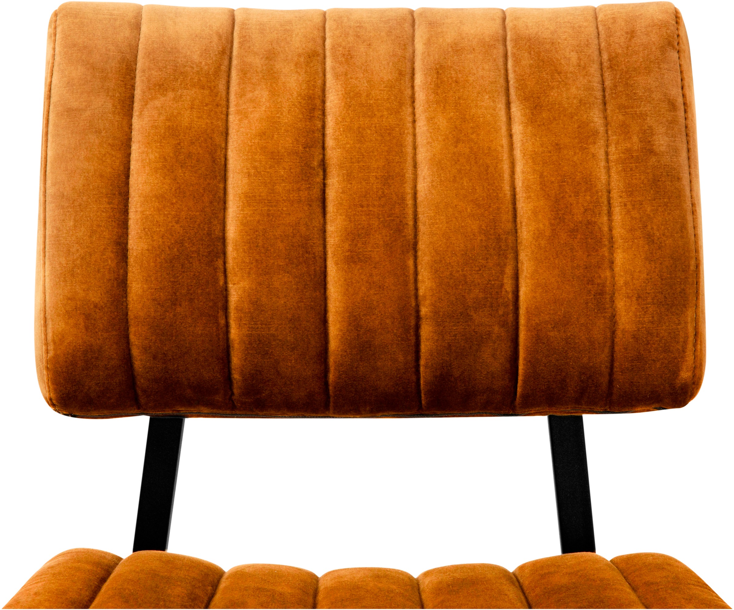OMG Design Esszimmerstuhl »Ivan«, (Set), 2 St., Stoff, pflegeleichter Samtvelour Bezug, Küchenstuhl