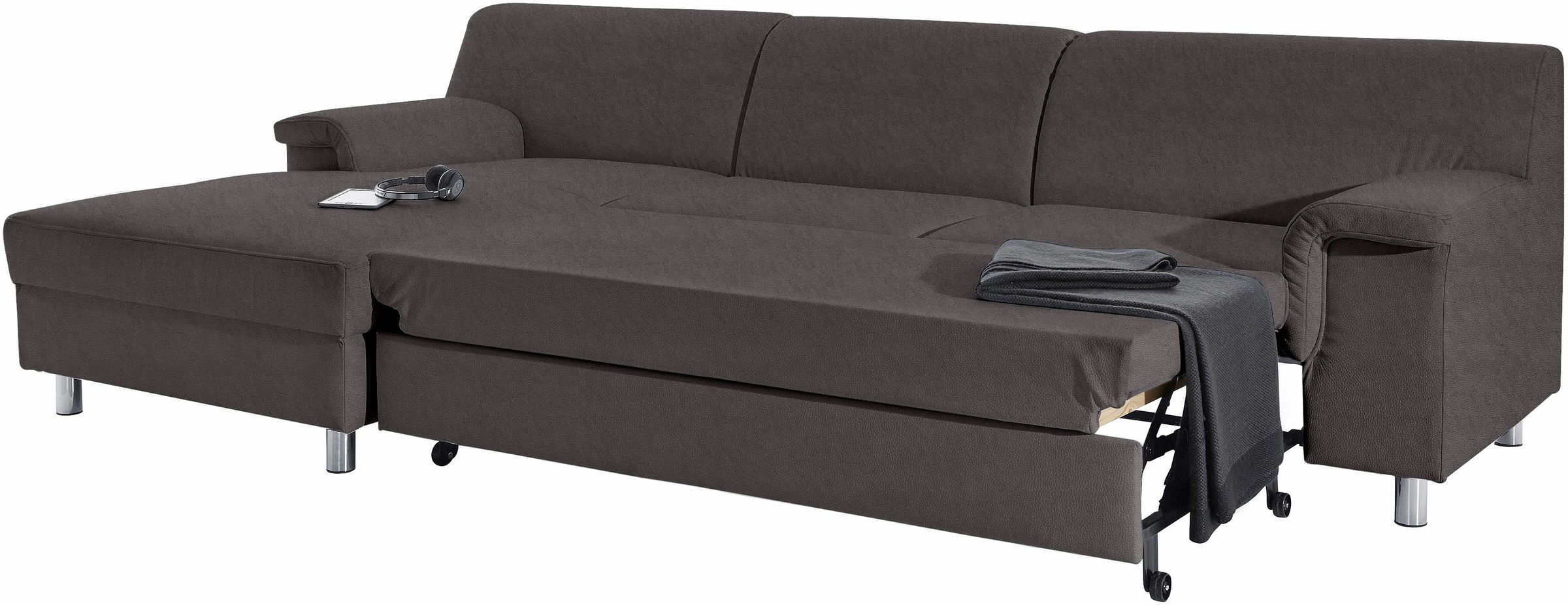 INOSIGN Ecksofa »Jamie, modern und elegant, Fußhöhe 9cm, L-Form,«, wahlweis günstig online kaufen