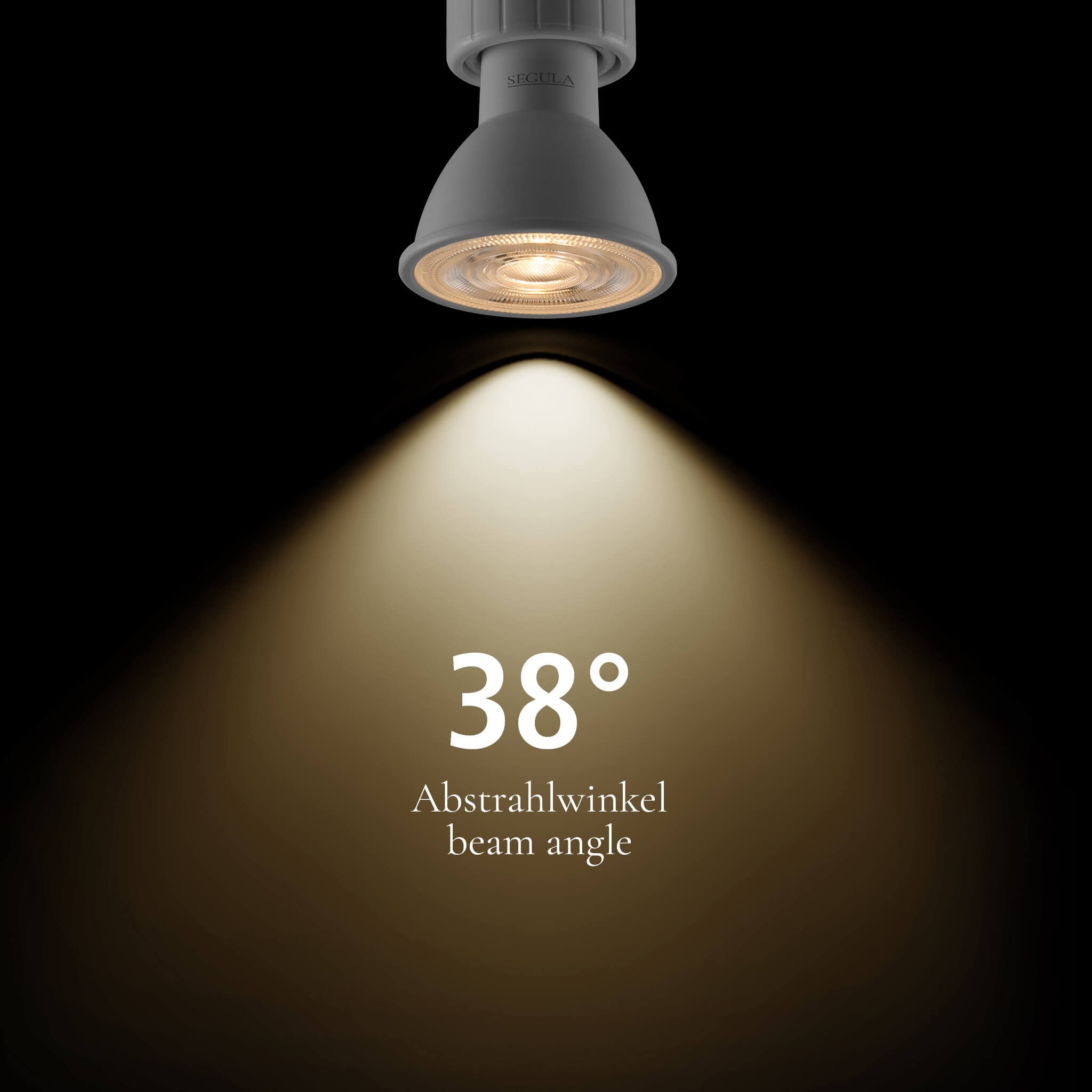 SEGULA LED-Leuchtmittel »GU10 Reflektor 38°« GU10 1 Stk. Warmweiß LED Reflektor 38° GU10, 6W, 2700K, weiß
