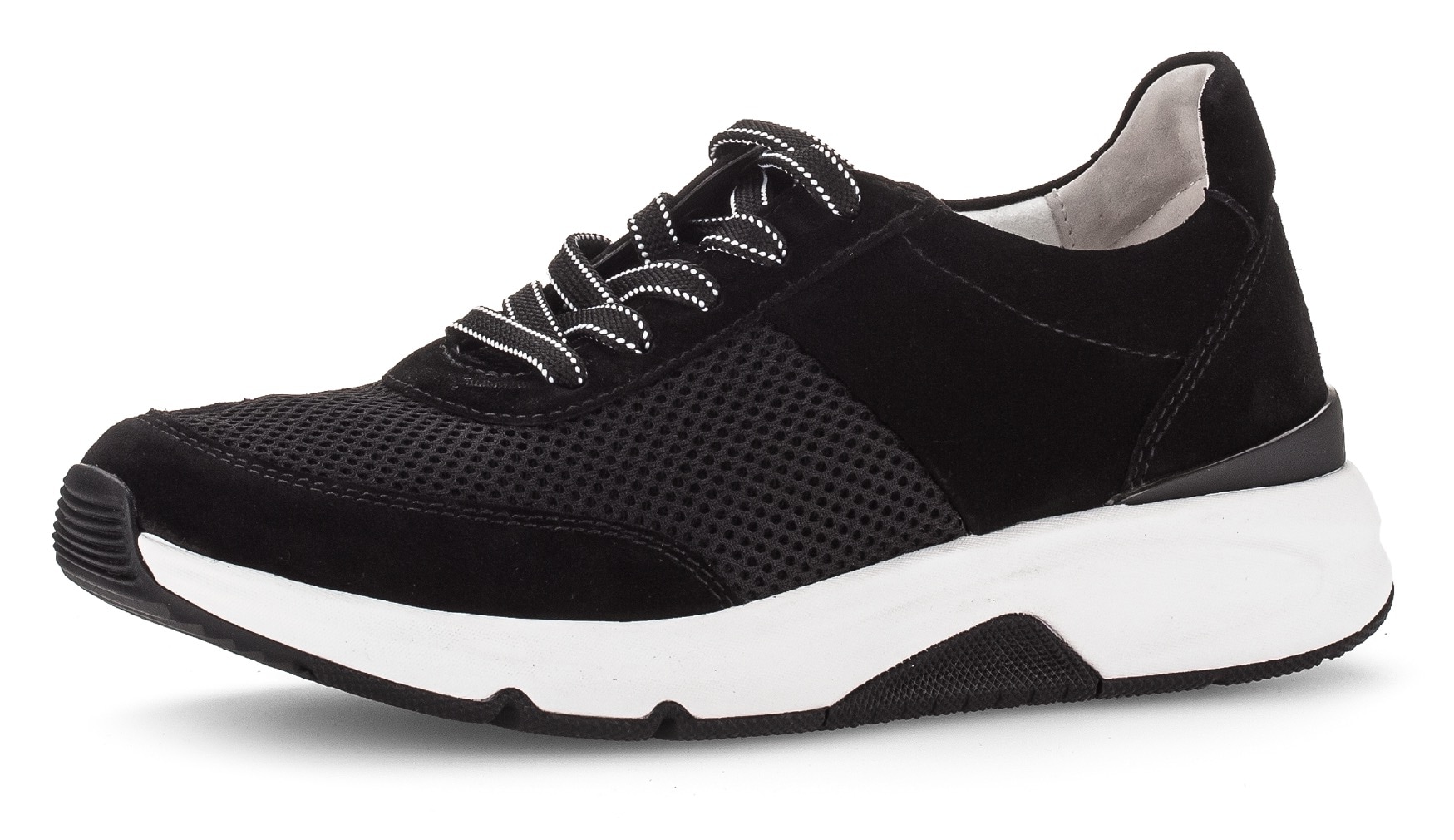 rollingsoft Keilsneaker  , Freizeitschuh, Halbschuh, Schnürschuh, Logoschriftzug an der Ferse