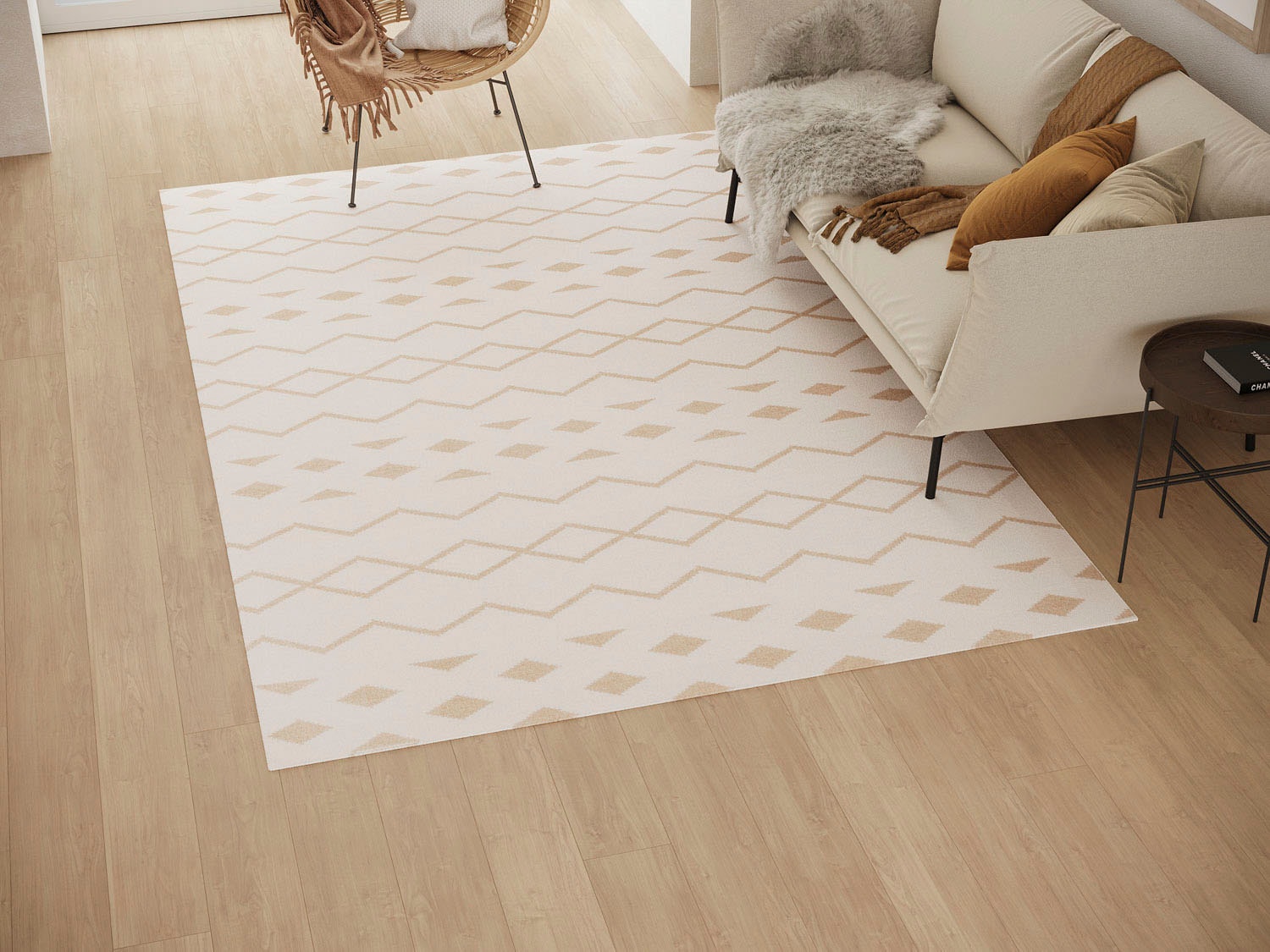 morgenland Wollteppich »Kelim Teppich - Trendy - Miami - rechteckig«, rechteckig, 7 mm Höhe, Wendeteppich
