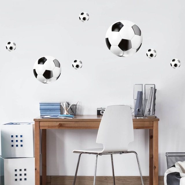 Wall-Art Wandtattoo »Fußball Set Fußbälle«, (1 St.) auf Rechnung kaufen