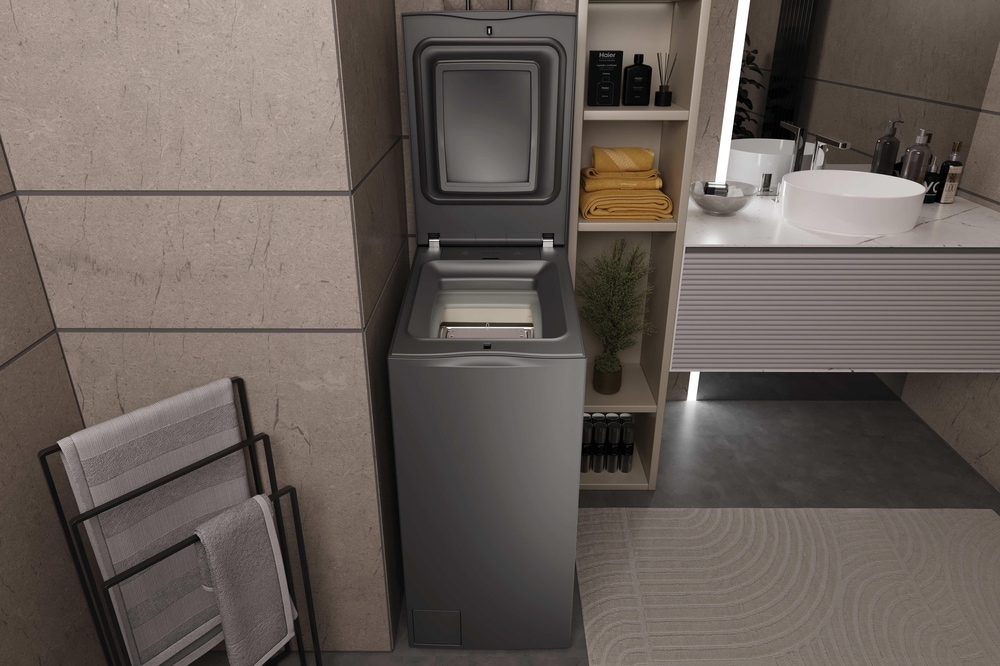 Haier Waschmaschine Toplader Serie 9 »HW90-BPD13386GU1« 9 kg 1300 U/min 9kg Fassungsvermögen & Energieeffizienzklasse A